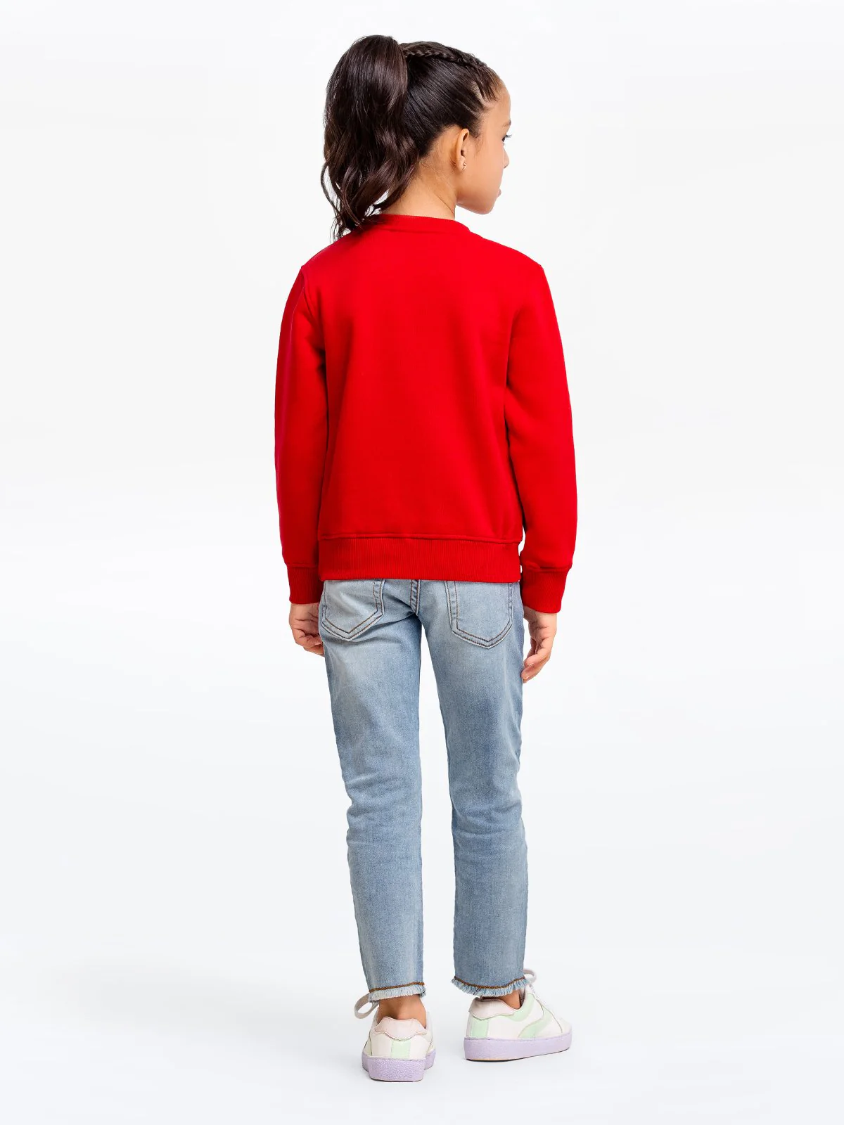 Girl's Red Sweatshirt - EGTSS23-004 - Image 6