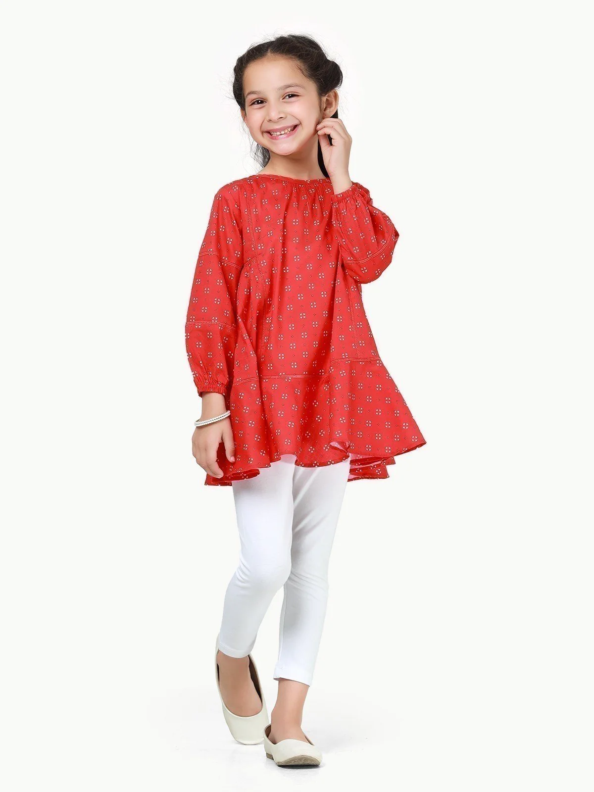 Girl's Red Top - EGTW22-029 - Image 2