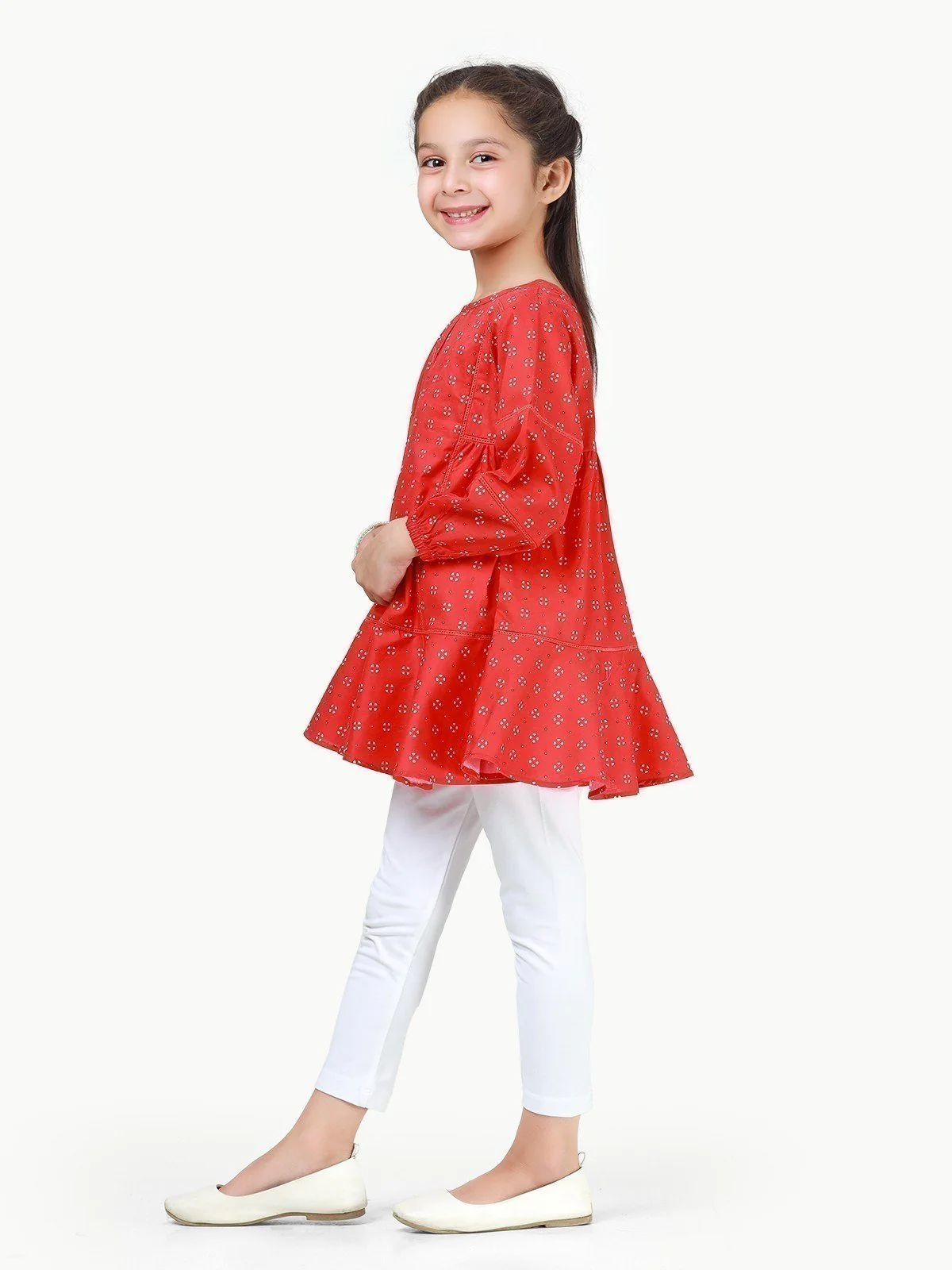 Girl's Red Top - EGTW22-029 - Image 3