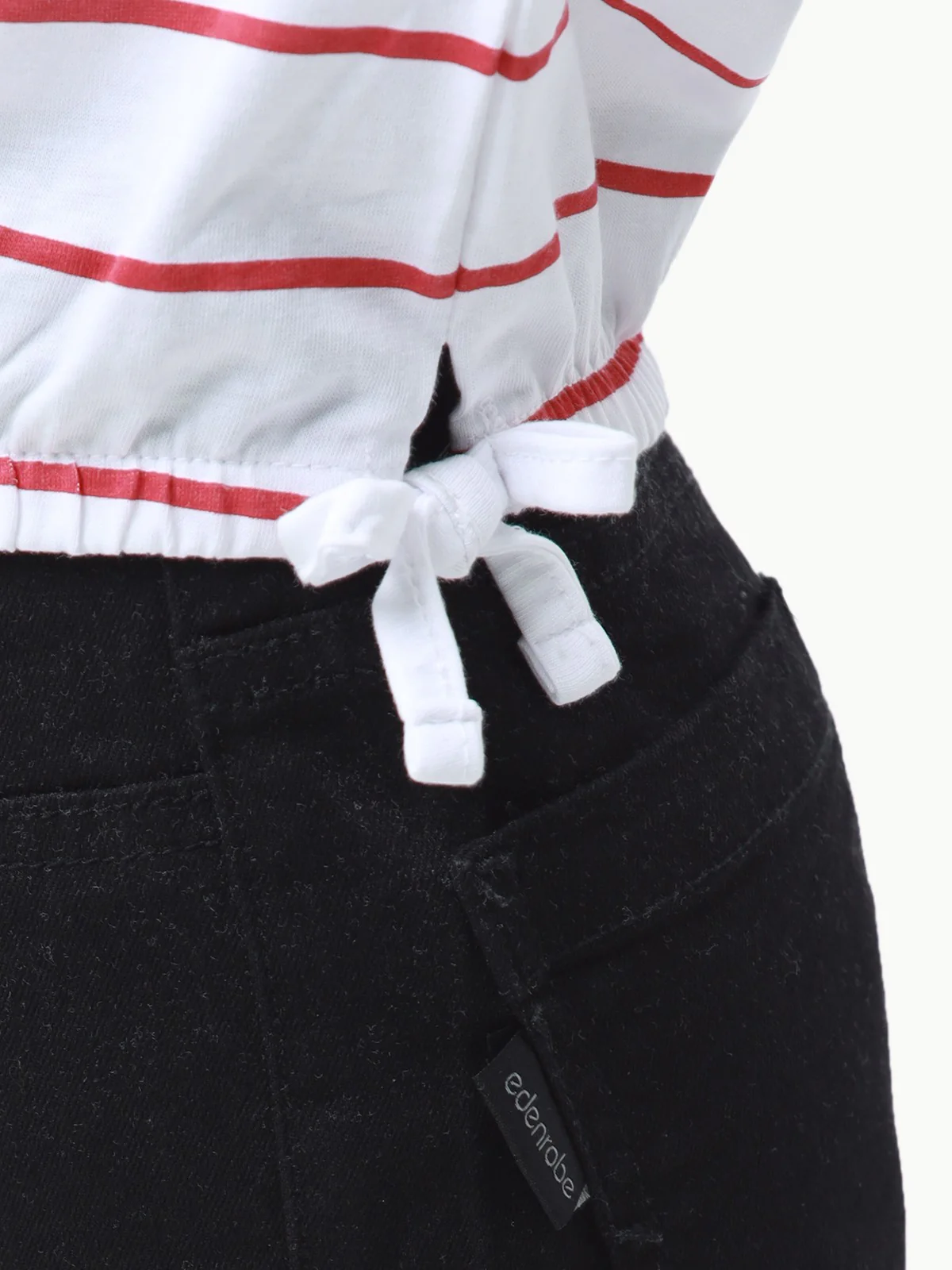 Girl's Red & White Top - EGTK23-005 - Image 2