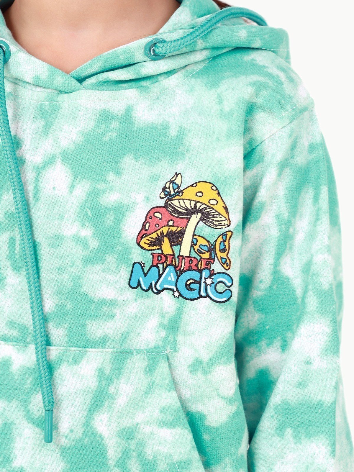 Girl's Sea Green Hoodie - EGTH22-010 - Image 5
