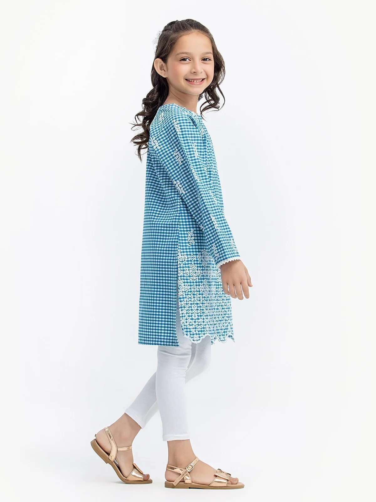 Girl's White & Blue Pret - EGTKE23-70623S - Image 5
