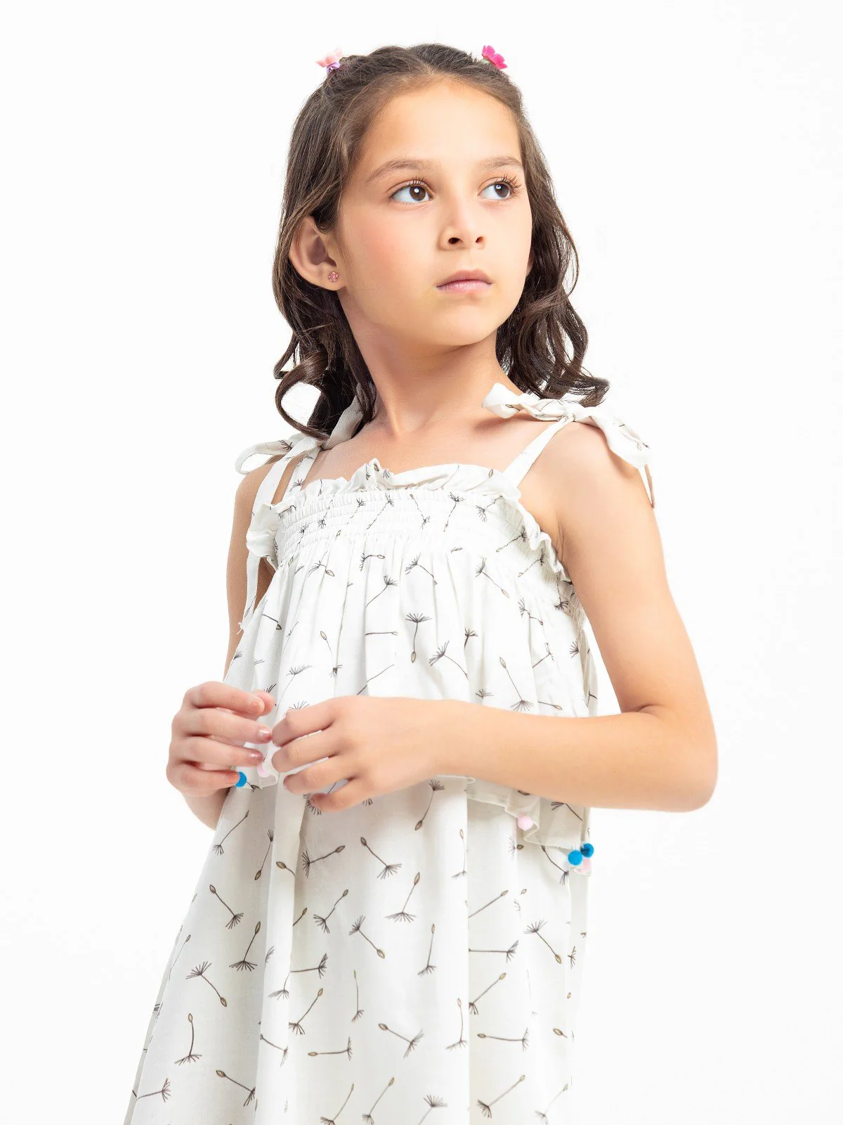 Girl's White Frock - EGTFW22S-200015 - Image 2