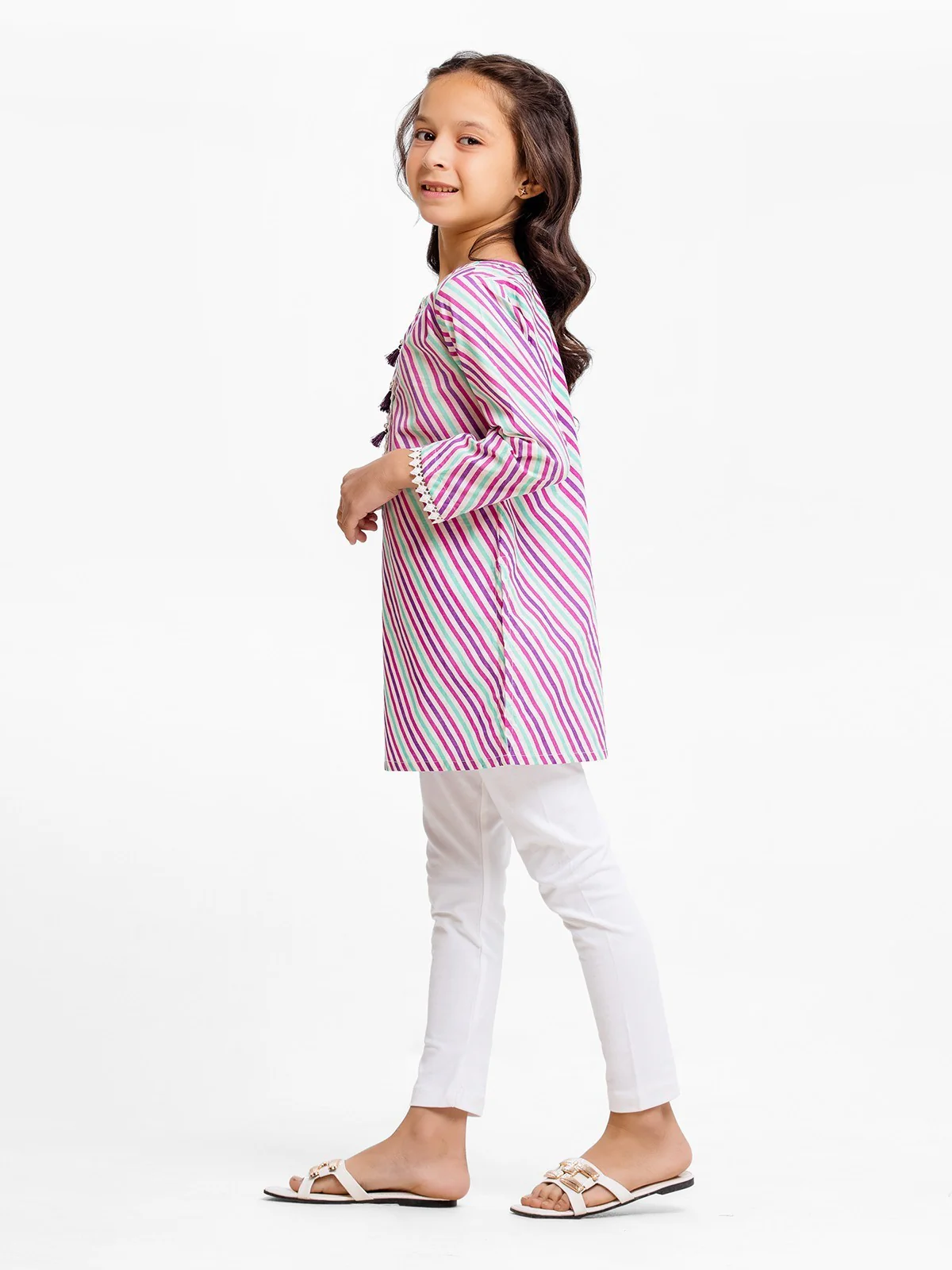 Girl's White & Multi Pret - EGTKP23-70676S - Image 3