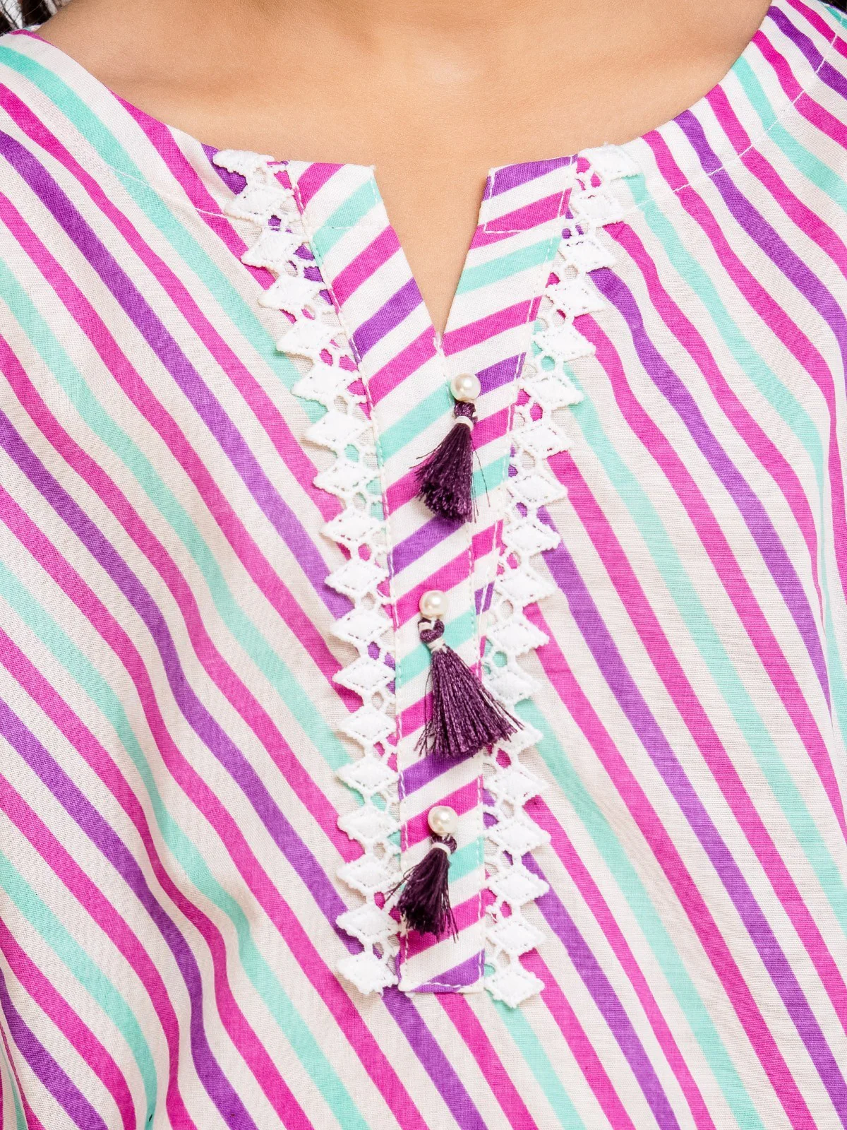 Girl's White & Multi Pret - EGTKP23-70676S - Image 4