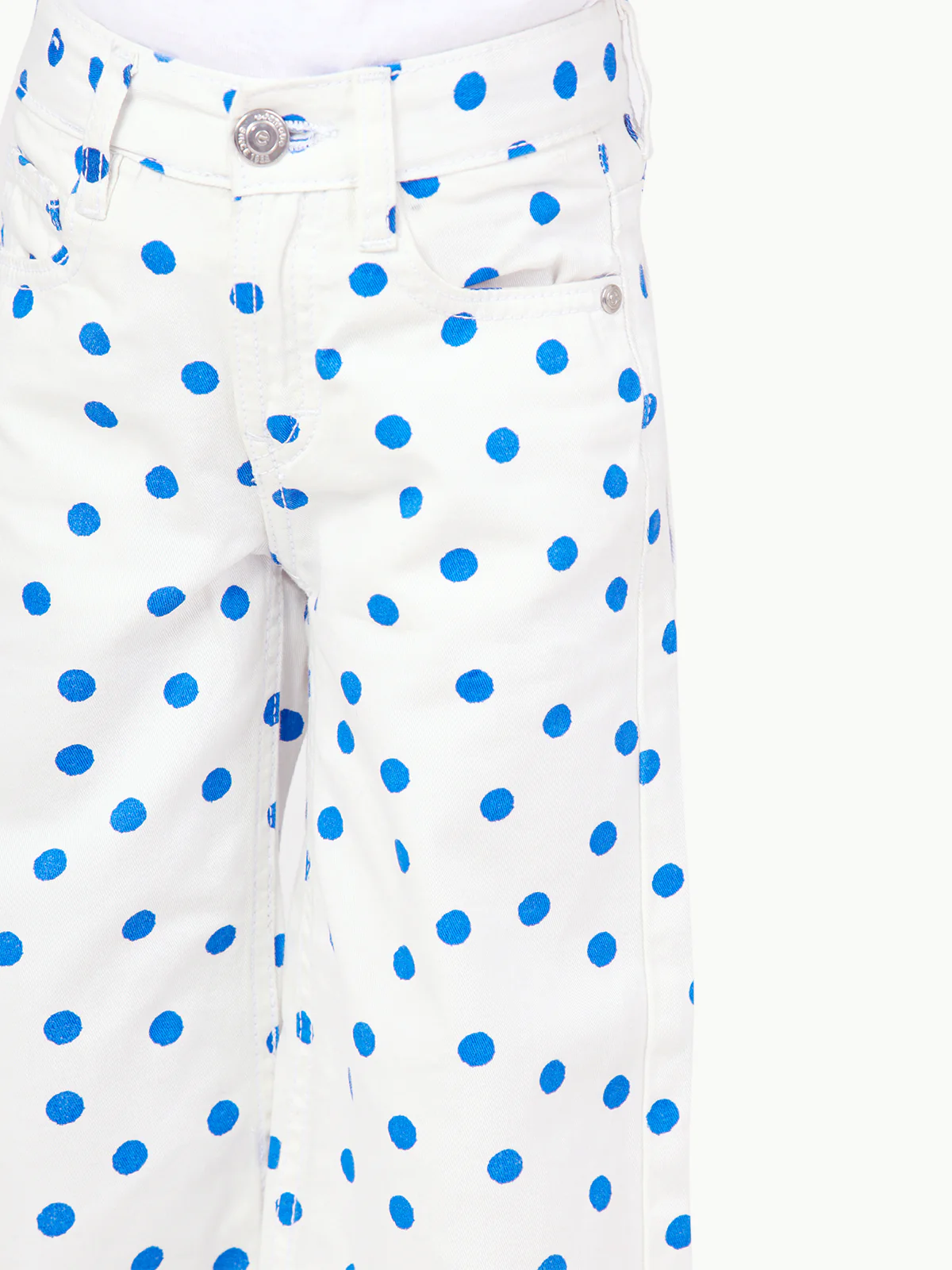 Girl's White Pant - EGBPD22-001A - Image 4