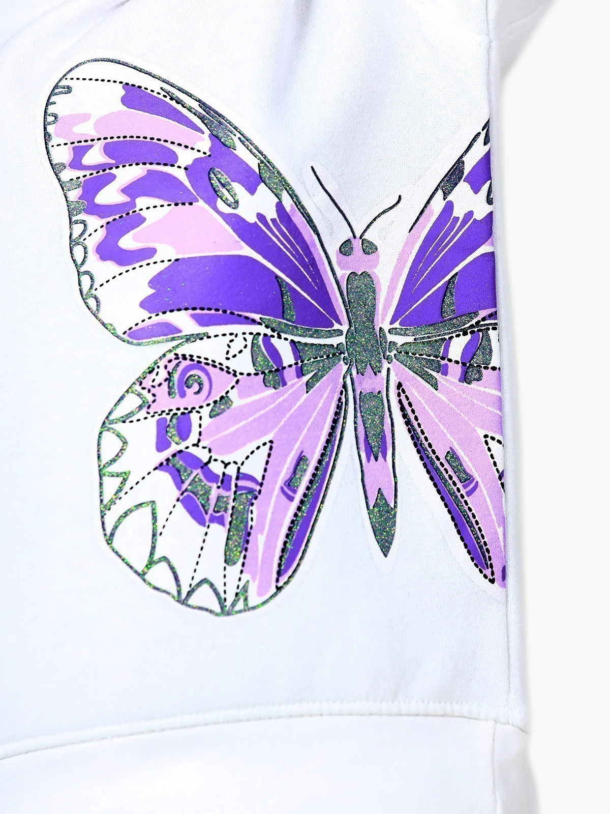 Girl's White Sweatshirt - EGTSS22-001 - Image 5
