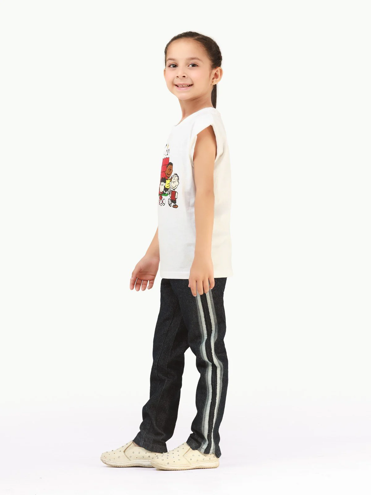 Girl's White Top - EGTK22-001 - Image 3