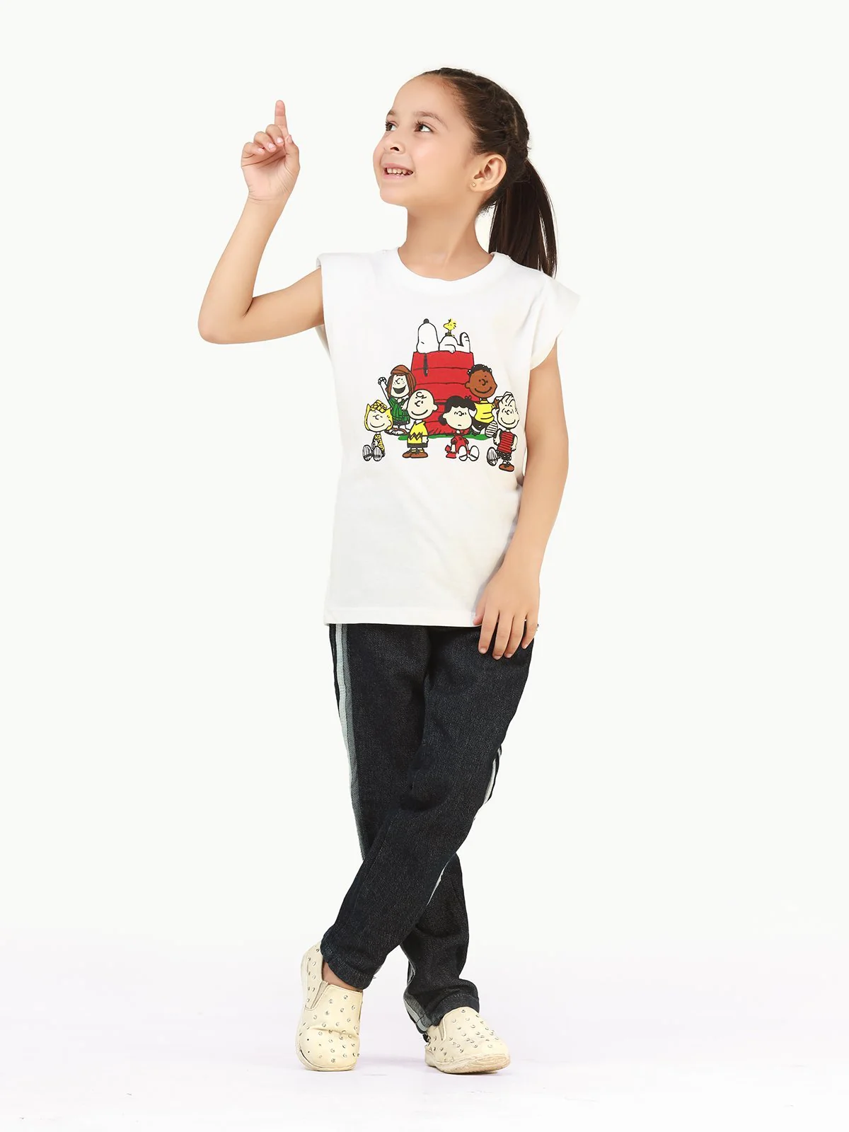Girl's White Top - EGTK22-001 - Image 4