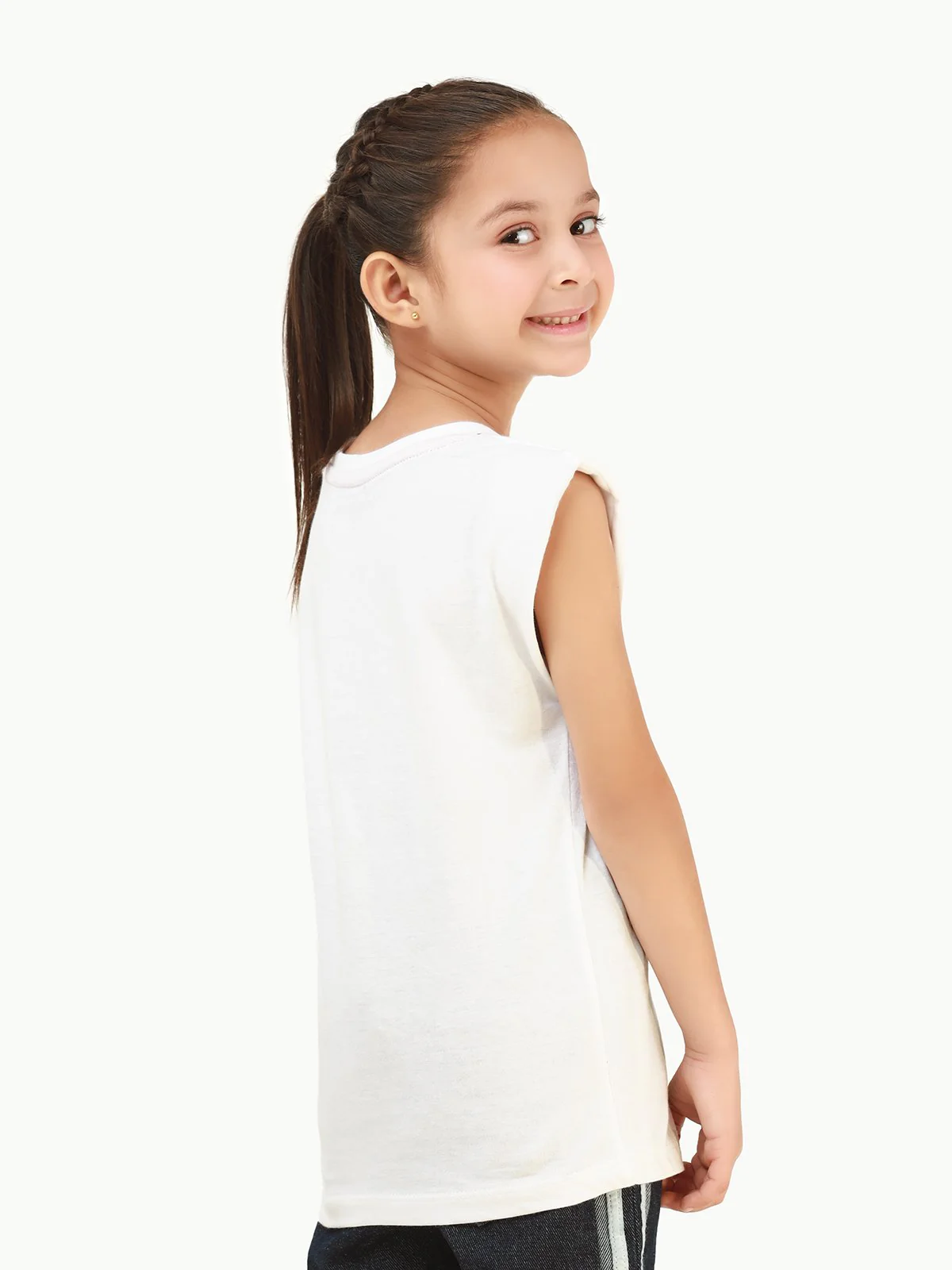 Girl's White Top - EGTK22-001 - Image 6