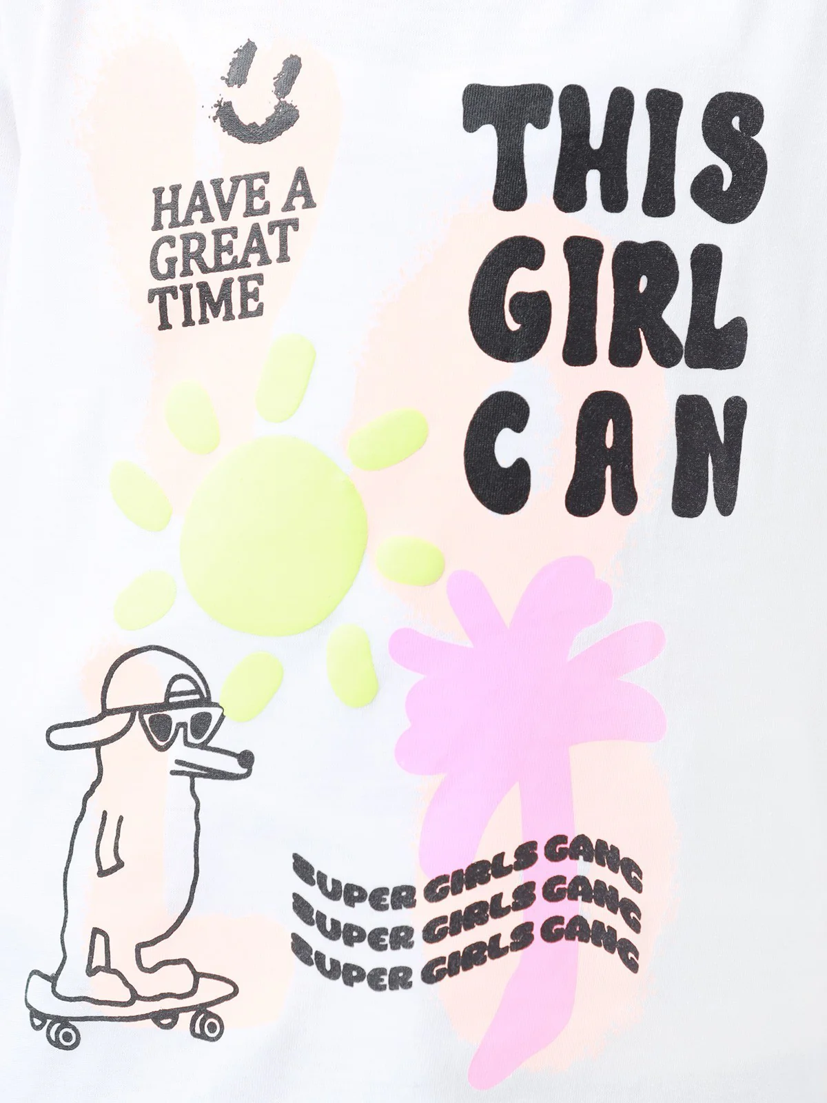 Girl's White Top - EGTK23-008 - Image 3
