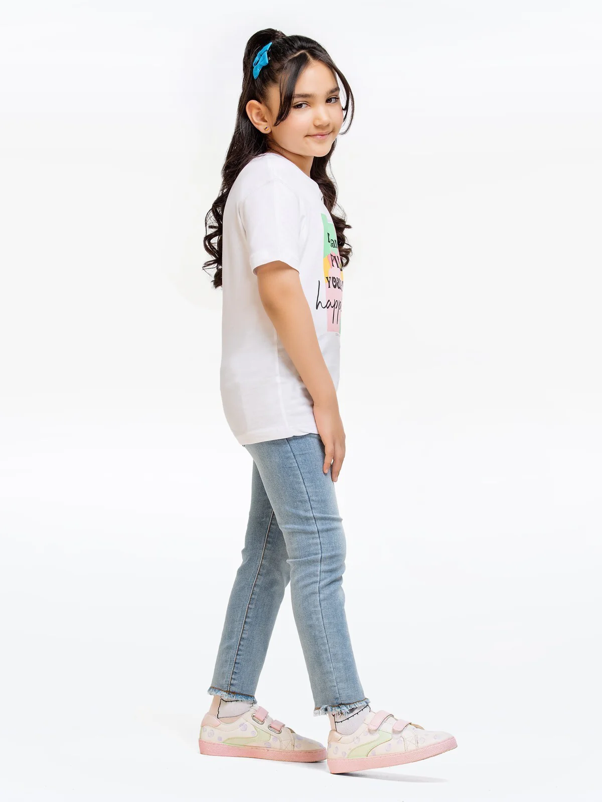 Girl's White Top - EGTK23-017 - Image 2
