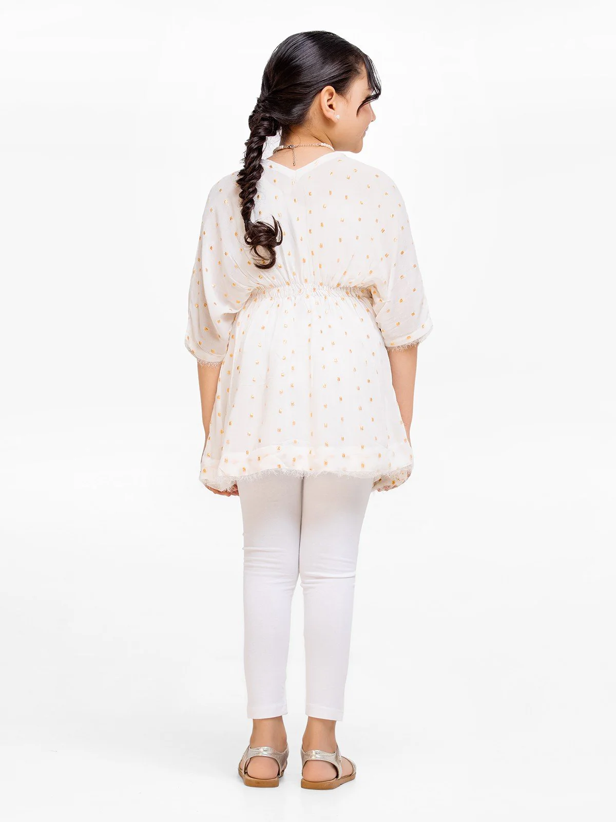 Girl's White Top - EGTKT23-009 - Image 6