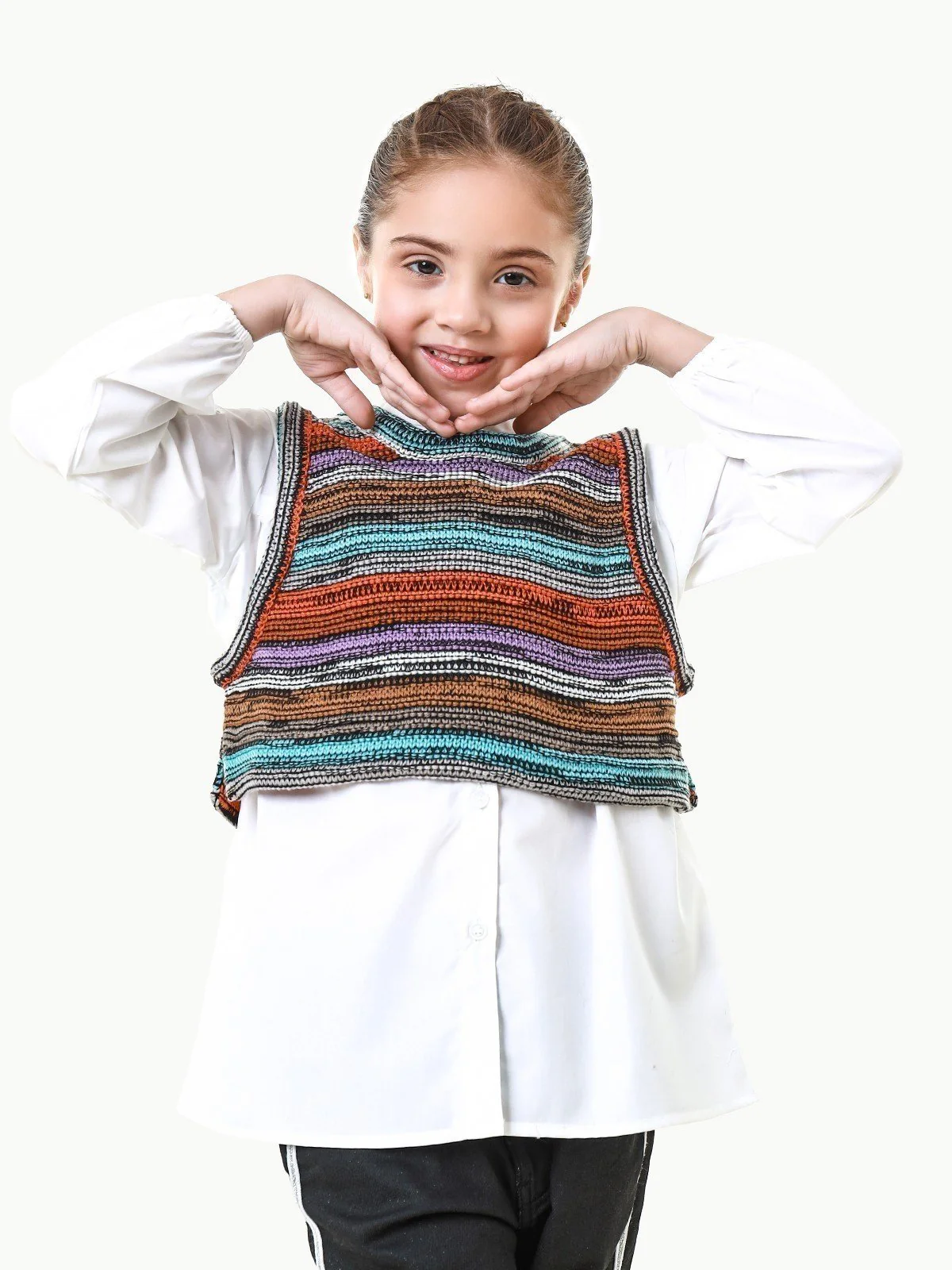 Girl's White Top - EGTW22-028 - Image 5