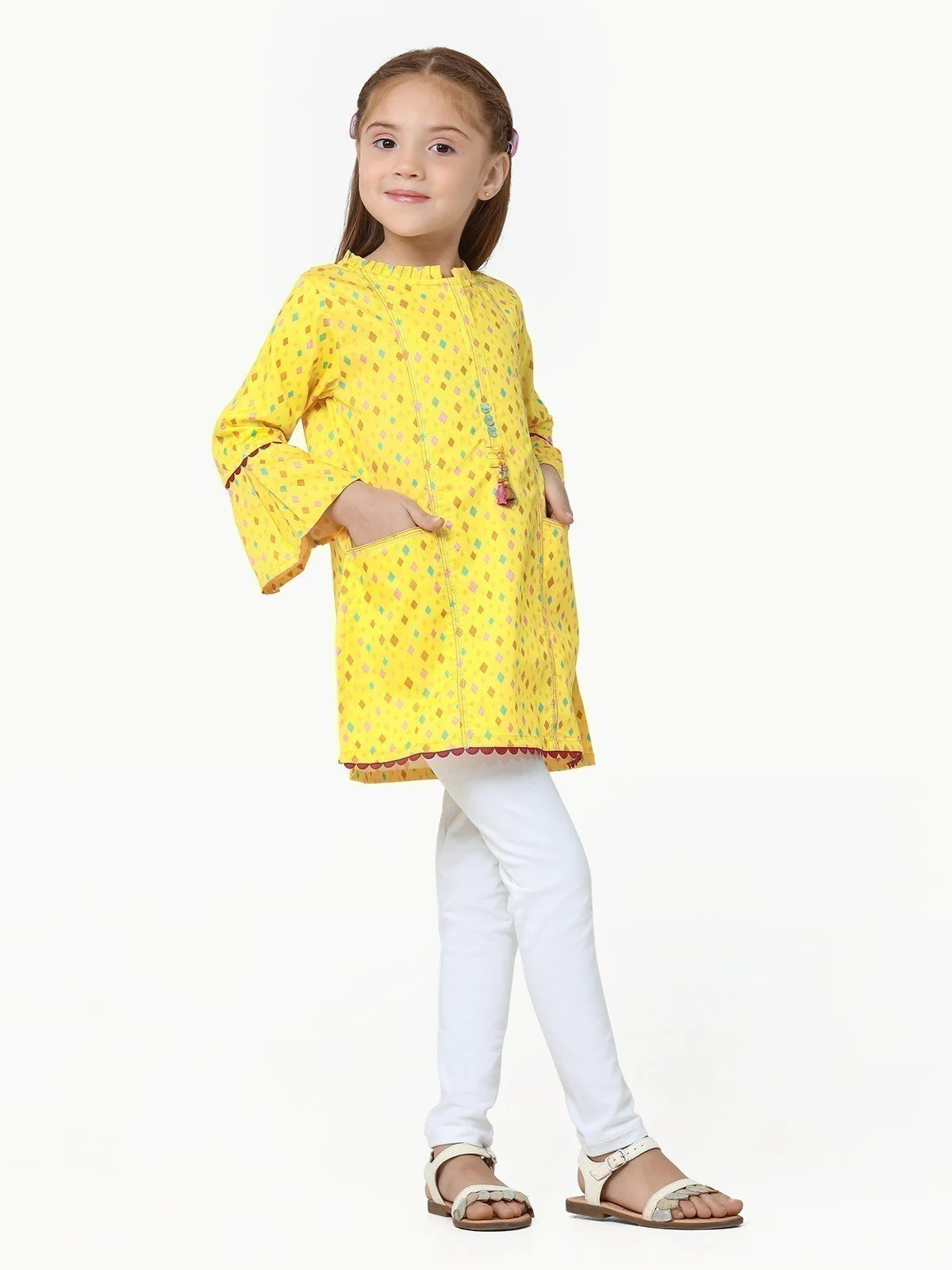 Girl's Yellow Pret - EGTKP22-70489 - Image 2