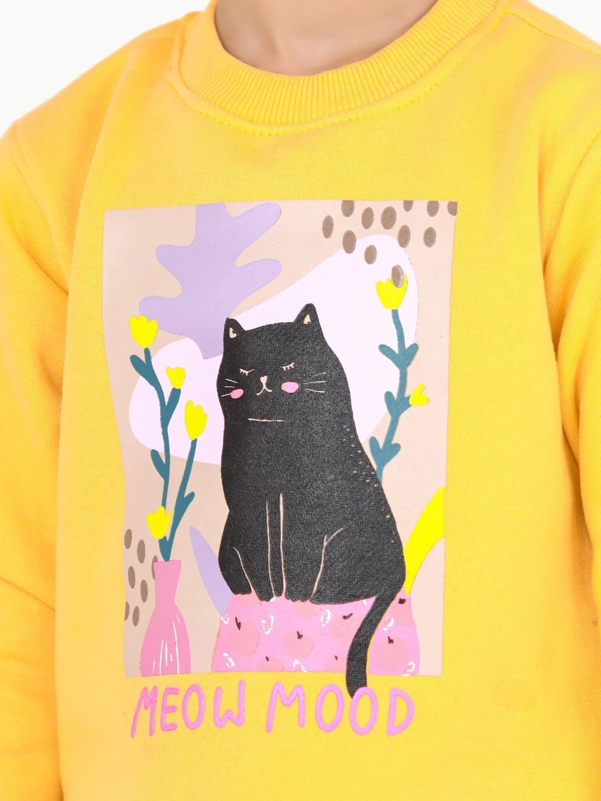Girl's Yellow Sweatshirt - EGTSS22-005 - Image 5