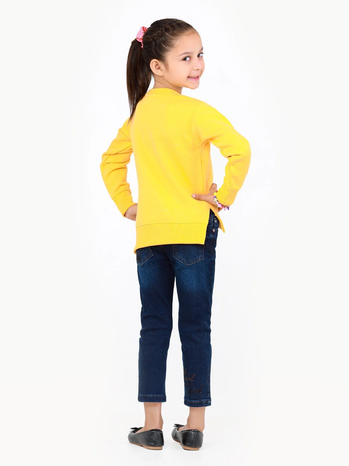Girl's Yellow Sweatshirt - EGTSS22-005 - Image 6