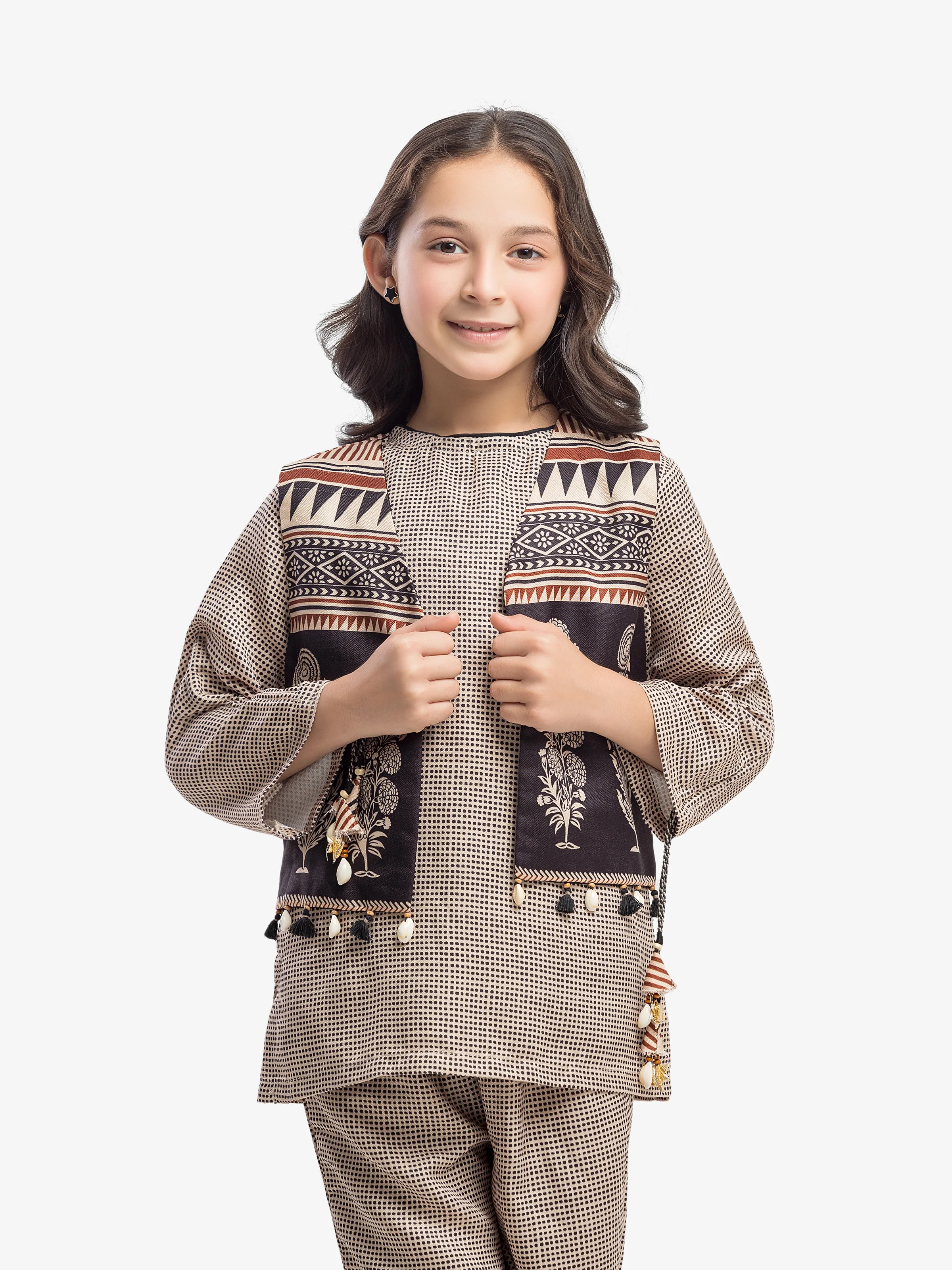 Girl's Beige & Black Pret - EGTKP5-70814ST - Image 2