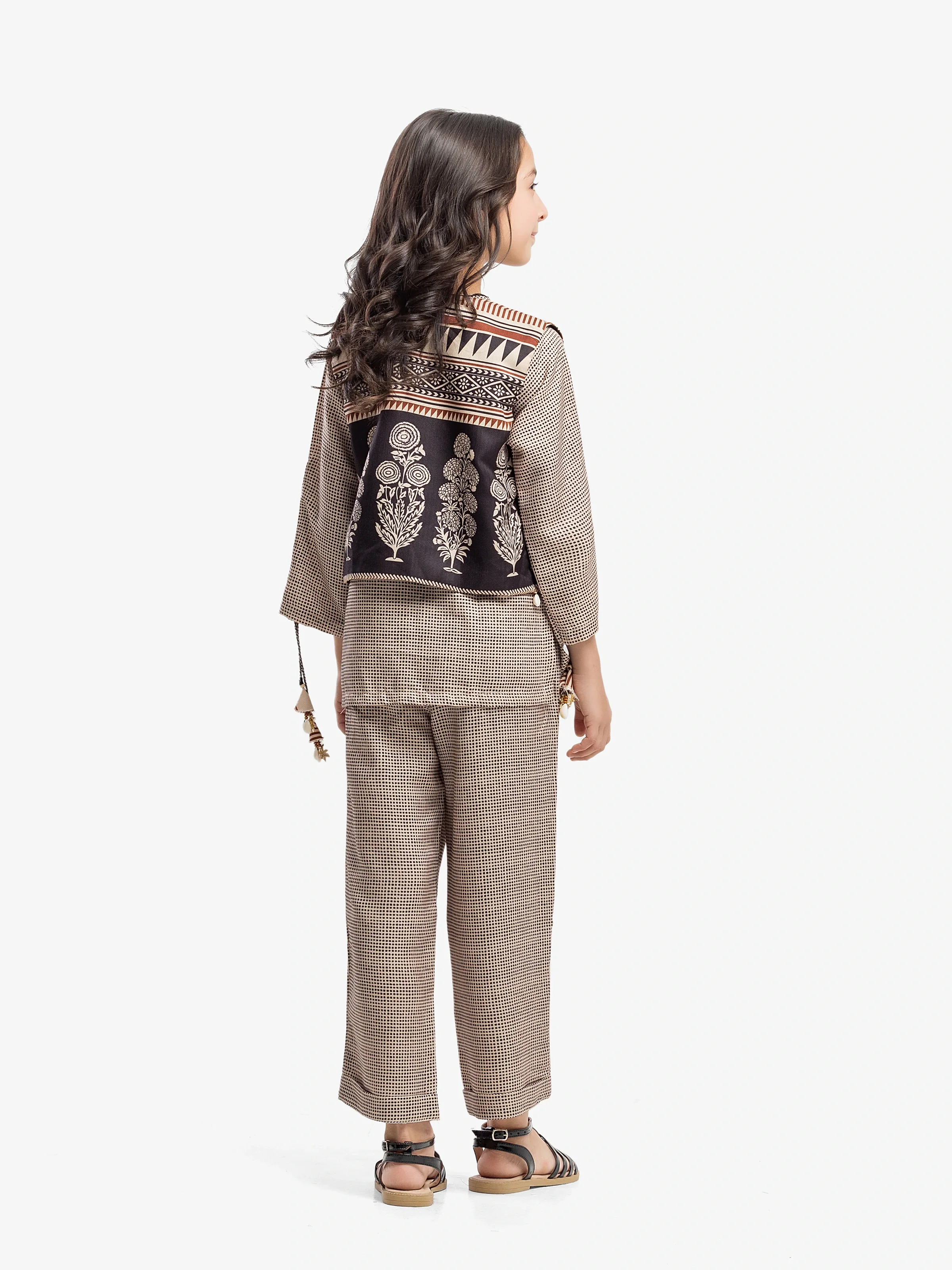 Girl's Beige & Black Pret - EGTKP5-70814ST - Image 5