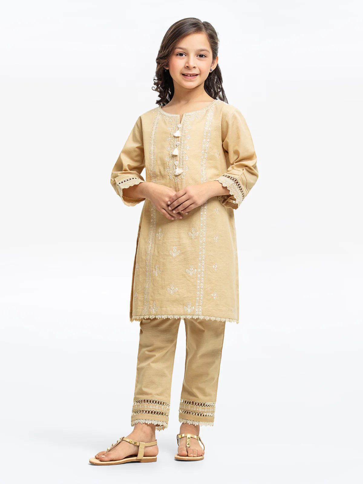 Girl's Beige Pret - EGTKE23-70711ST