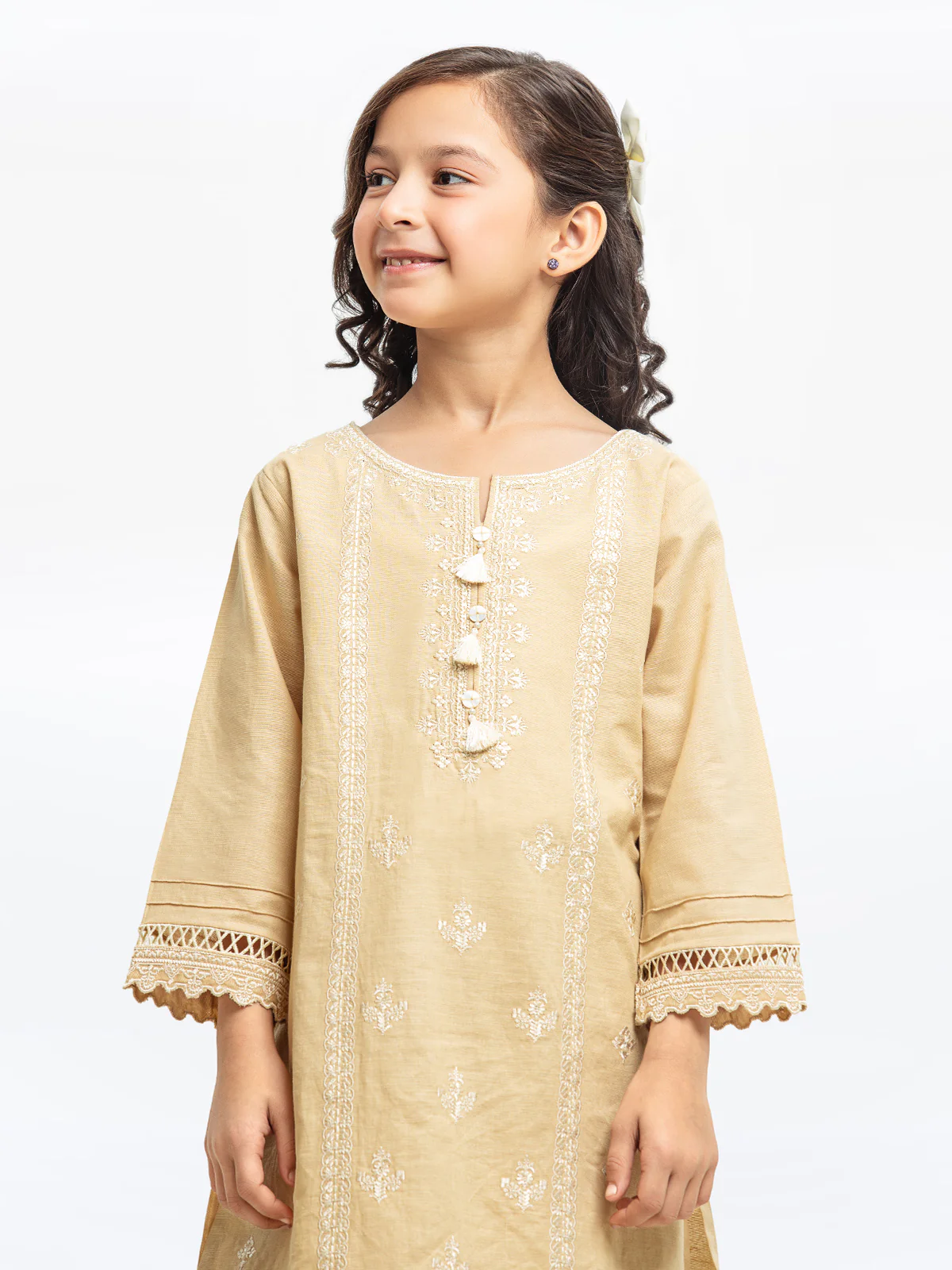 Girl's Beige Pret - EGTKE23-70711ST - Image 2