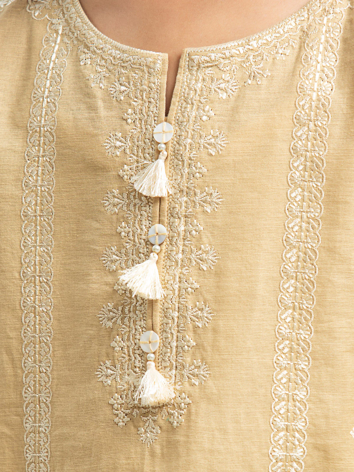 Girl's Beige Pret - EGTKE23-70711ST - Image 4