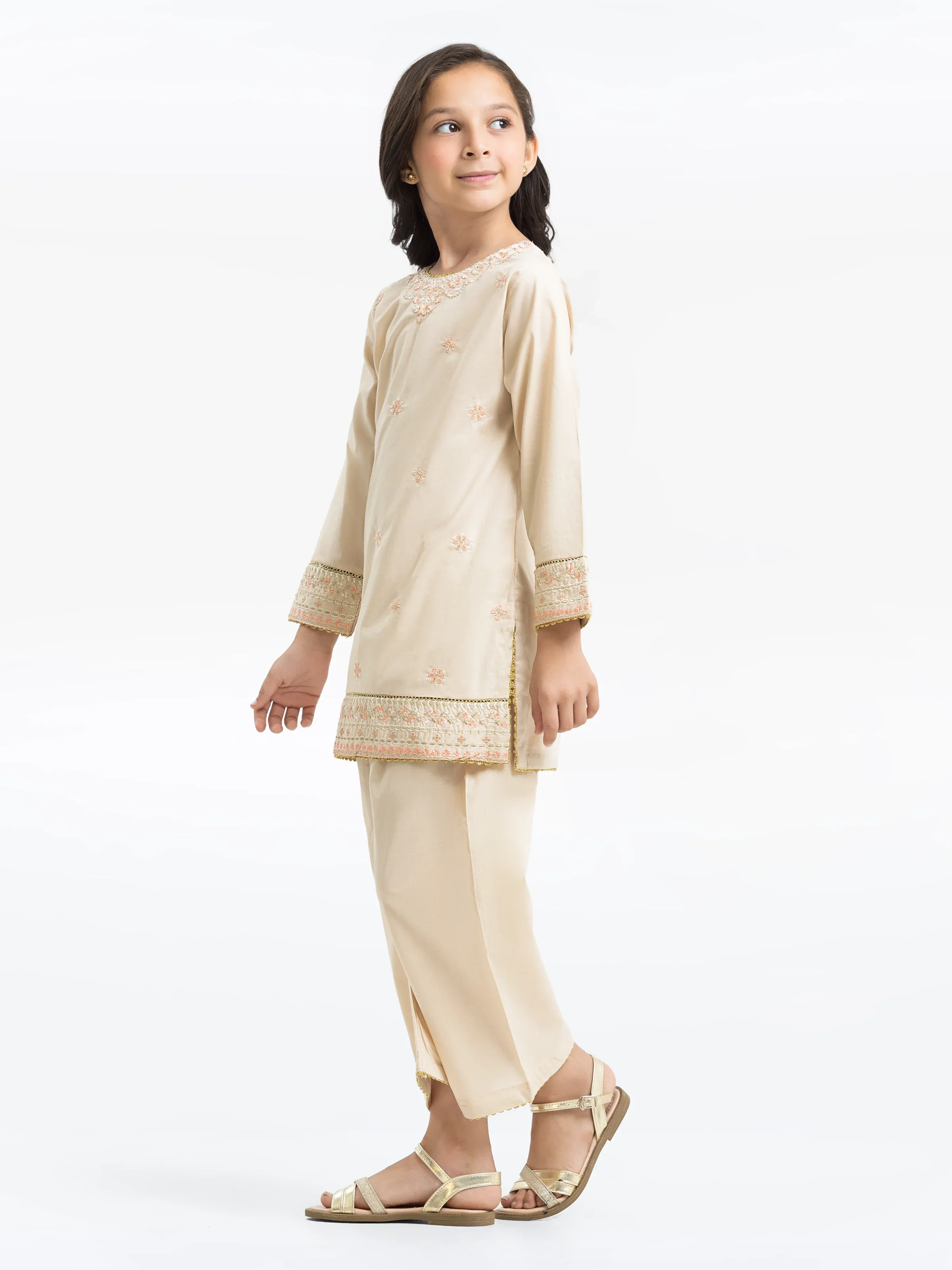 Girl's Beige Pret - EGTKE24-70770ST - Image 2