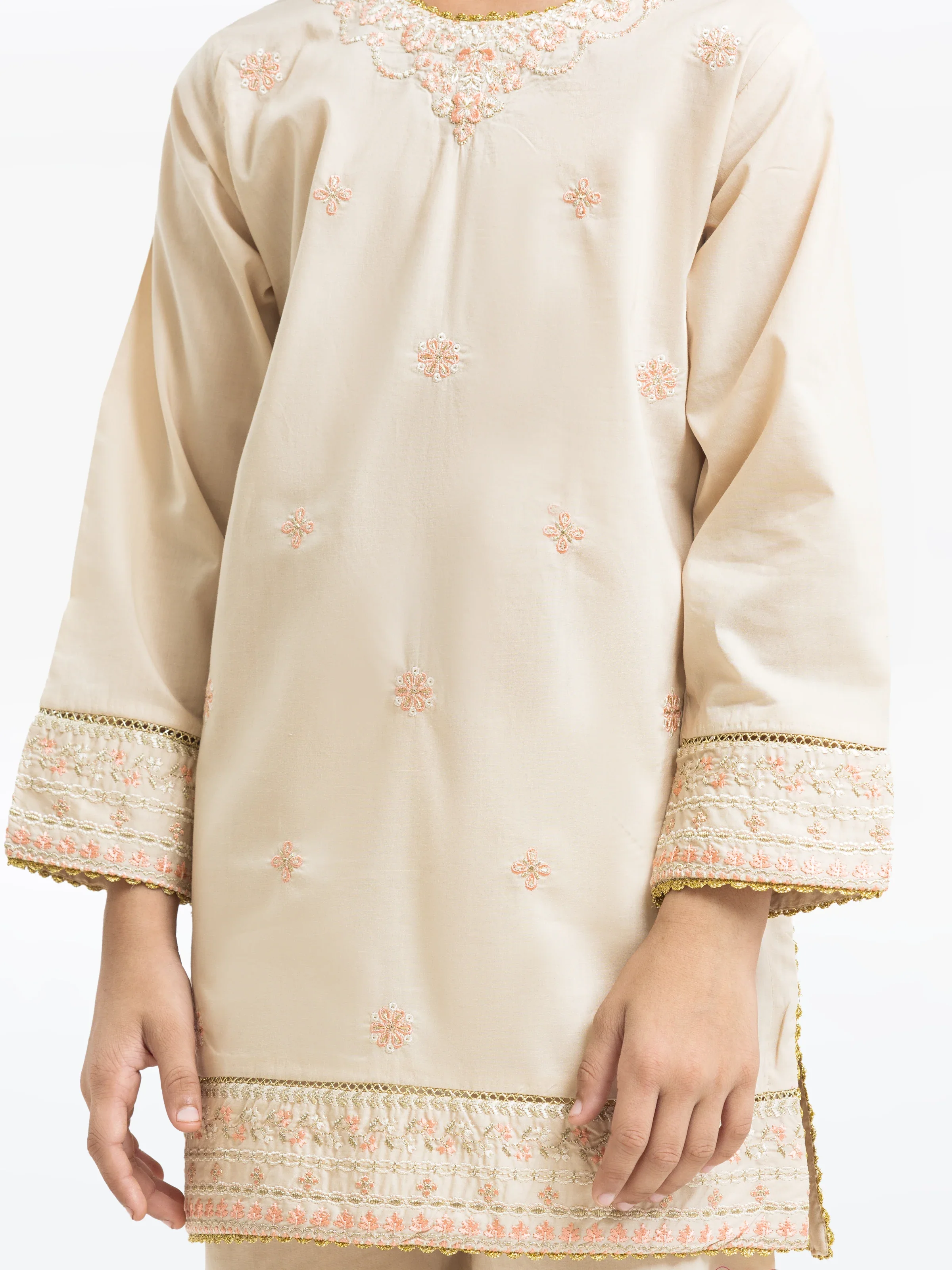 Girl's Beige Pret - EGTKE24-70770ST - Image 3