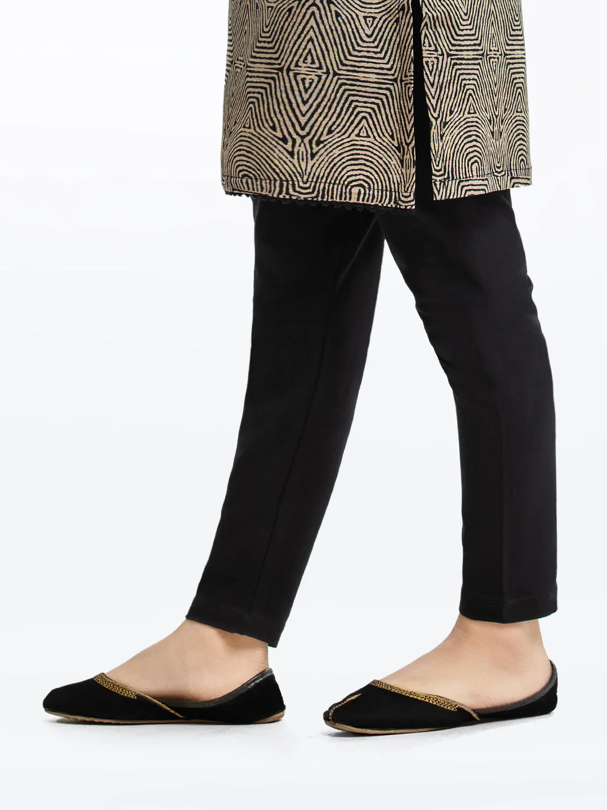 Girl's Black Basic Tights - EGBT24-75406 - Image 2