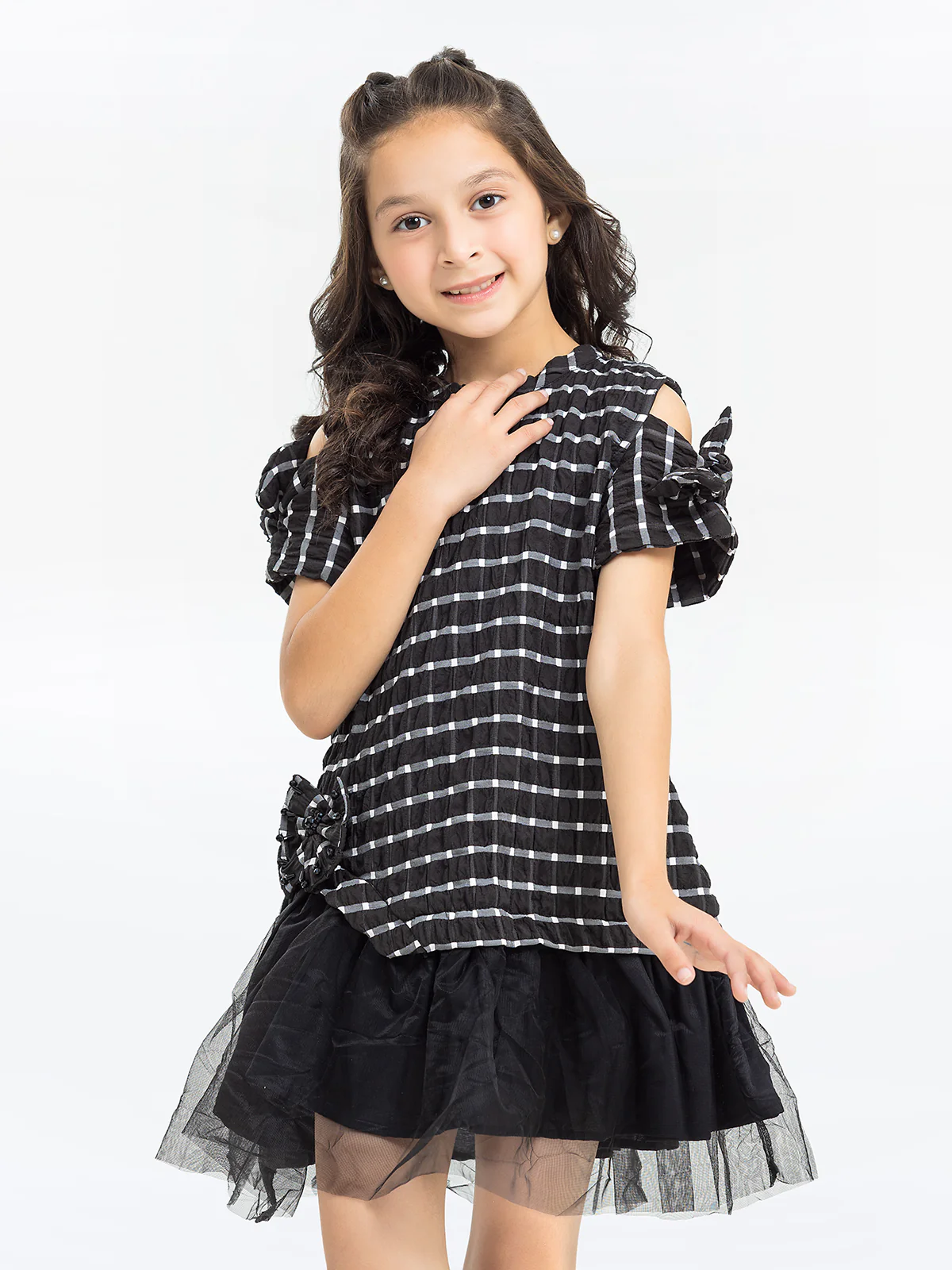 Girl's Black Frock - EGTF24S-200064 - Image 2