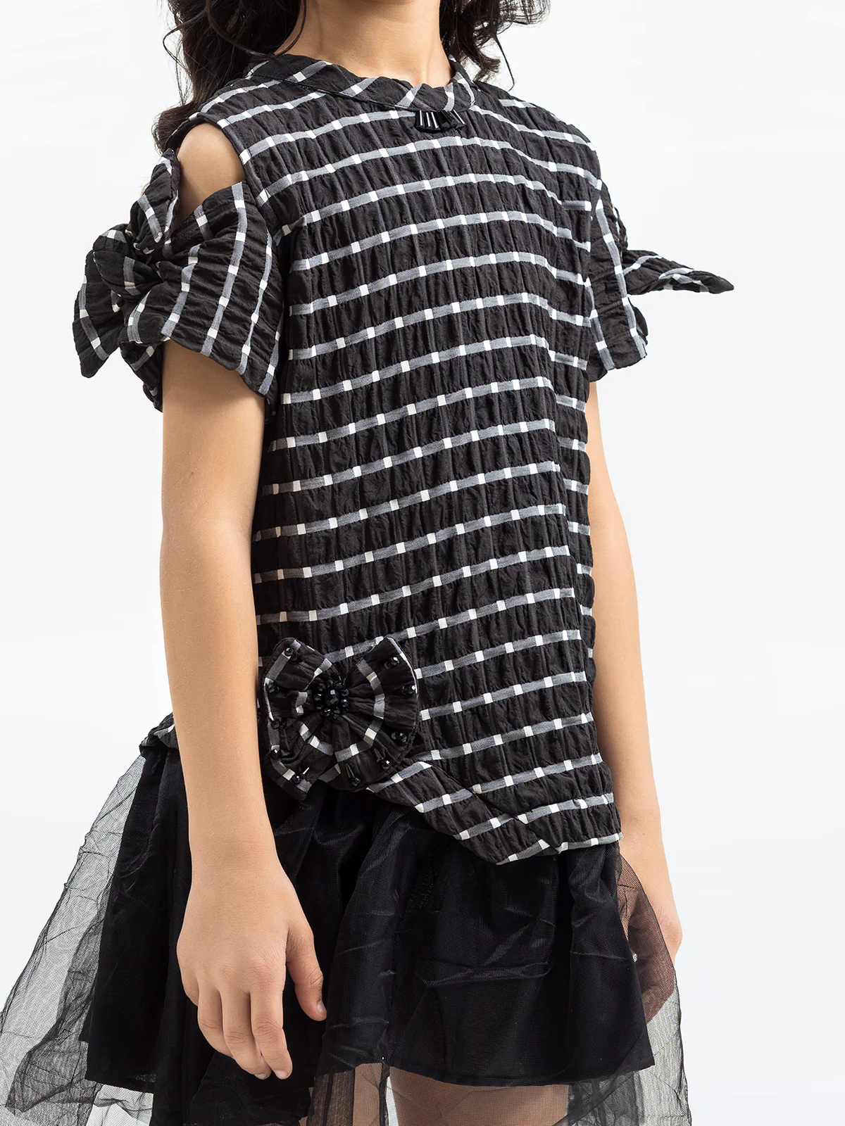 Girl's Black Frock - EGTF24S-200064 - Image 3