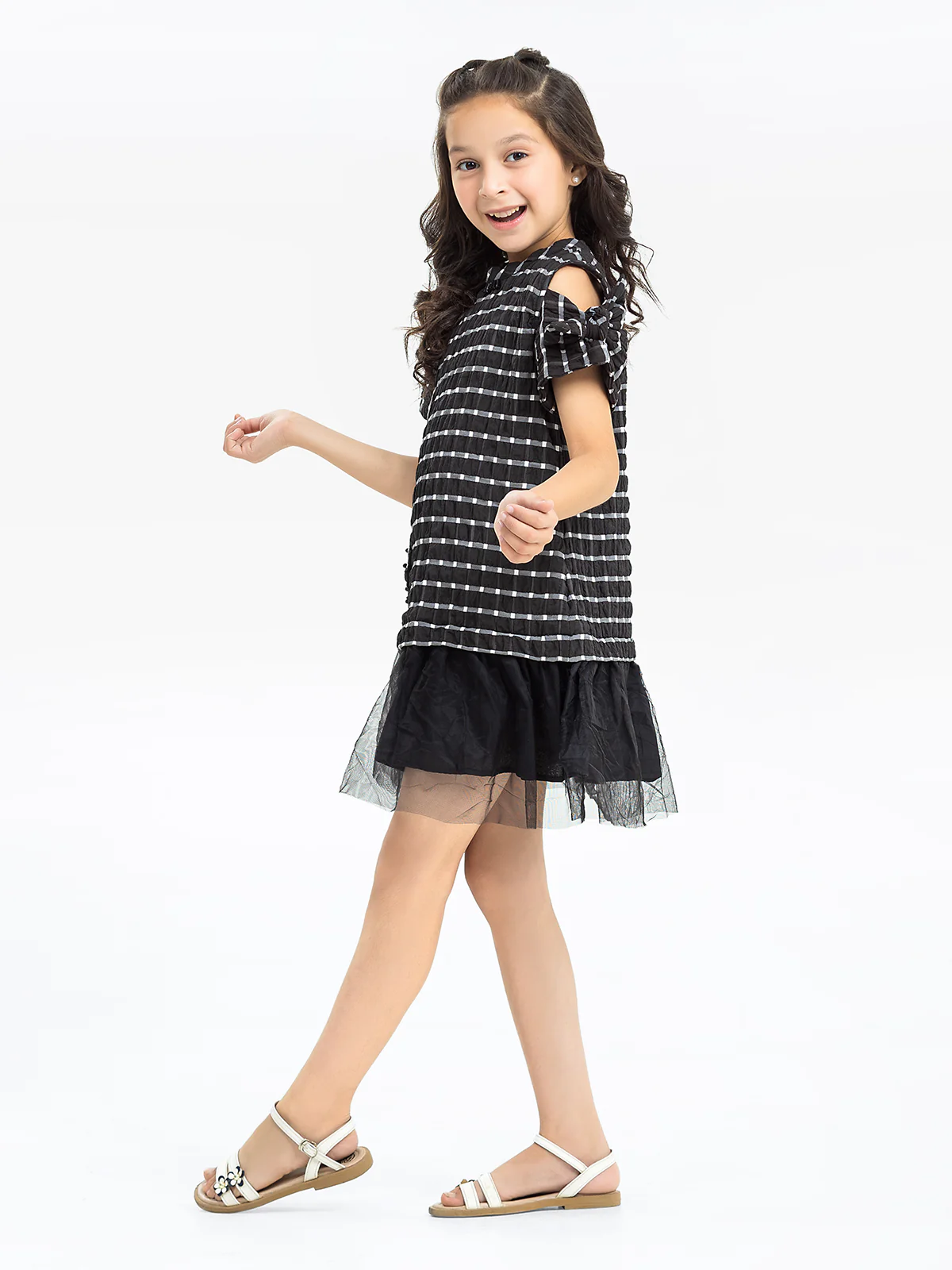 Girl's Black Frock - EGTF24S-200064 - Image 4