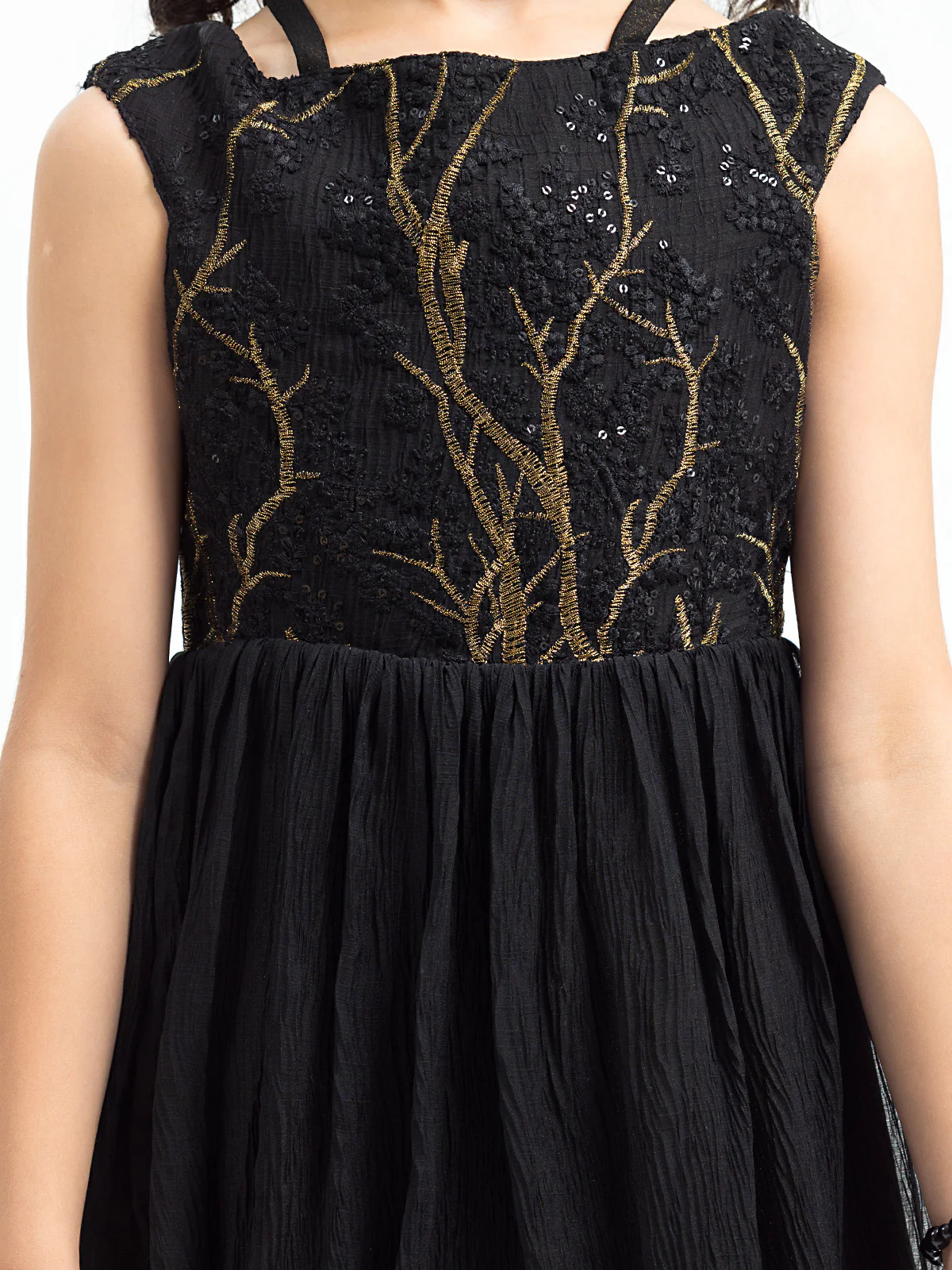Girl's Black Frock - EGTF24S-200072 - Image 3