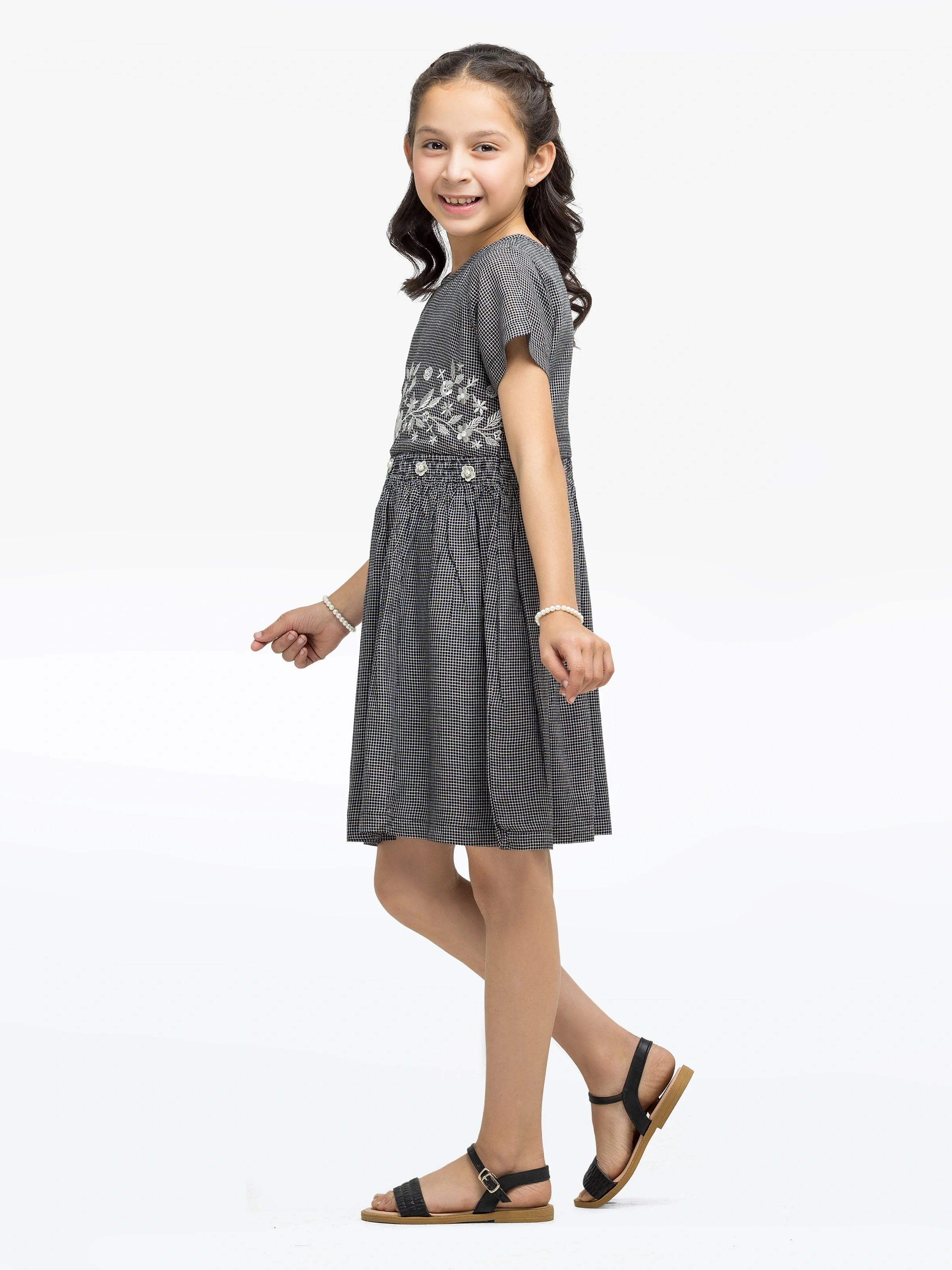 Girl's Black Frock - EGTF24S-200091 - Image 4