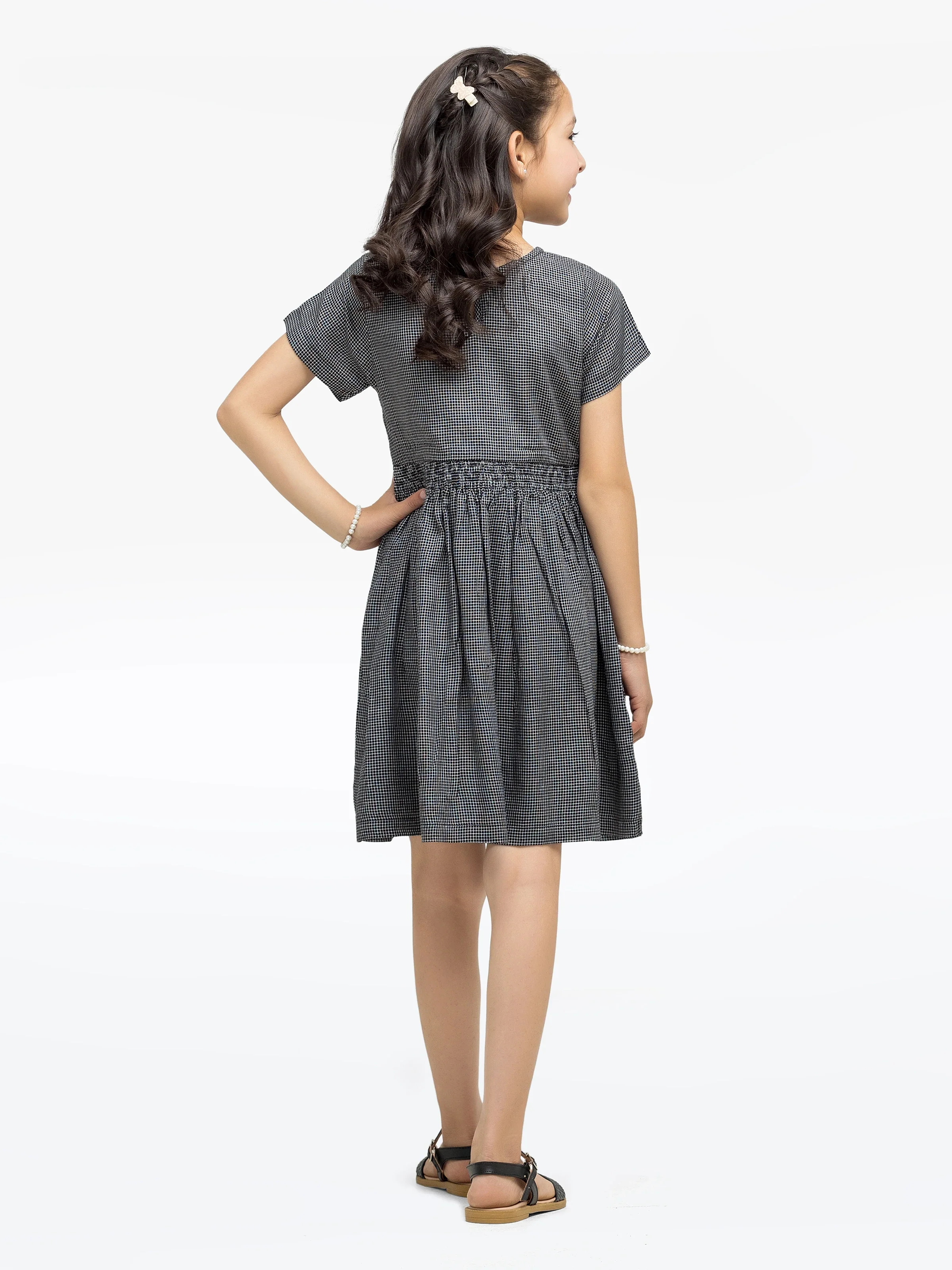 Girl's Black Frock - EGTF24S-200091 - Image 5