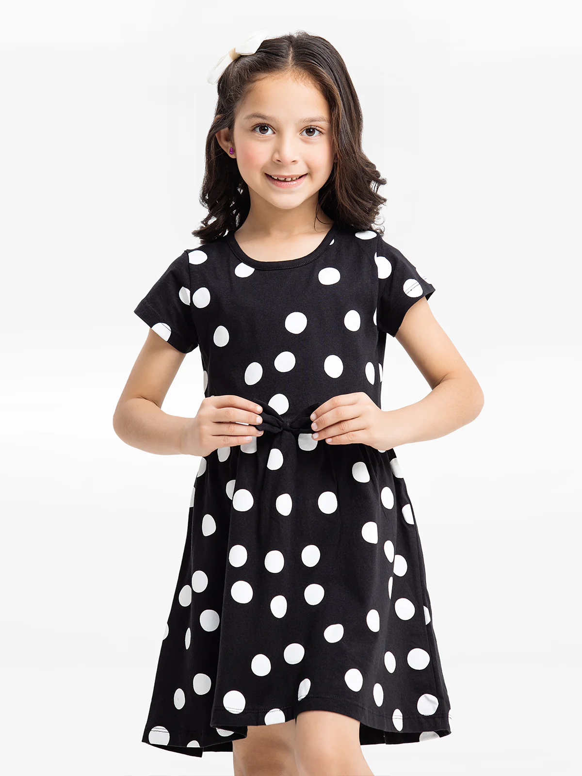 Girl's Black Frock - EGTFK23-007 - Image 2