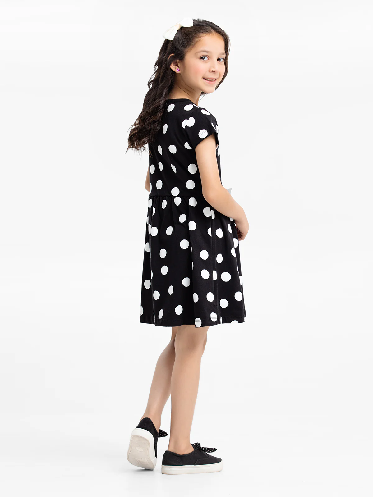 Girl's Black Frock - EGTFK23-007 - Image 5