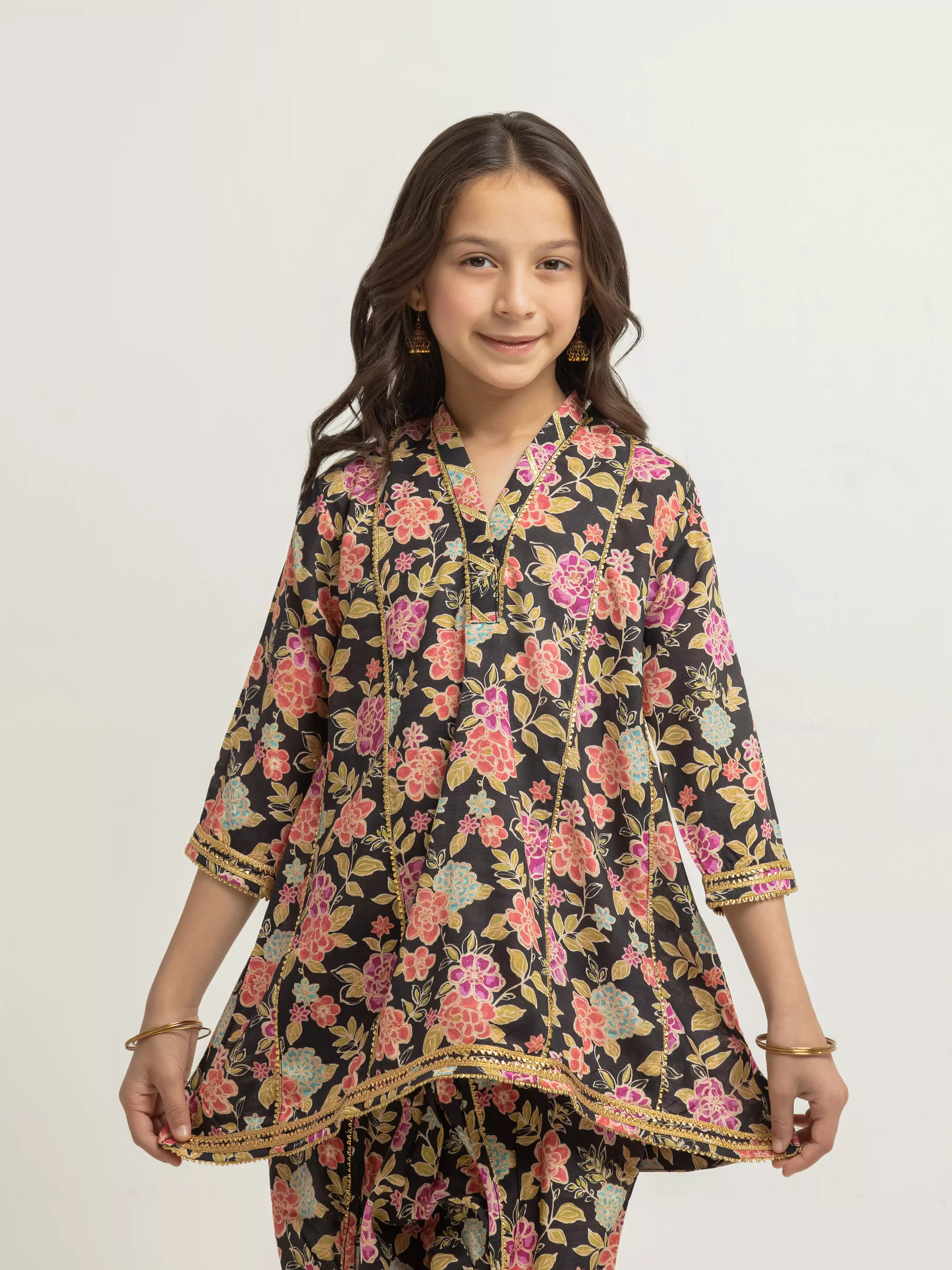 Girl's Black Multi Pret - EGTKP6-73082ST - Image 2