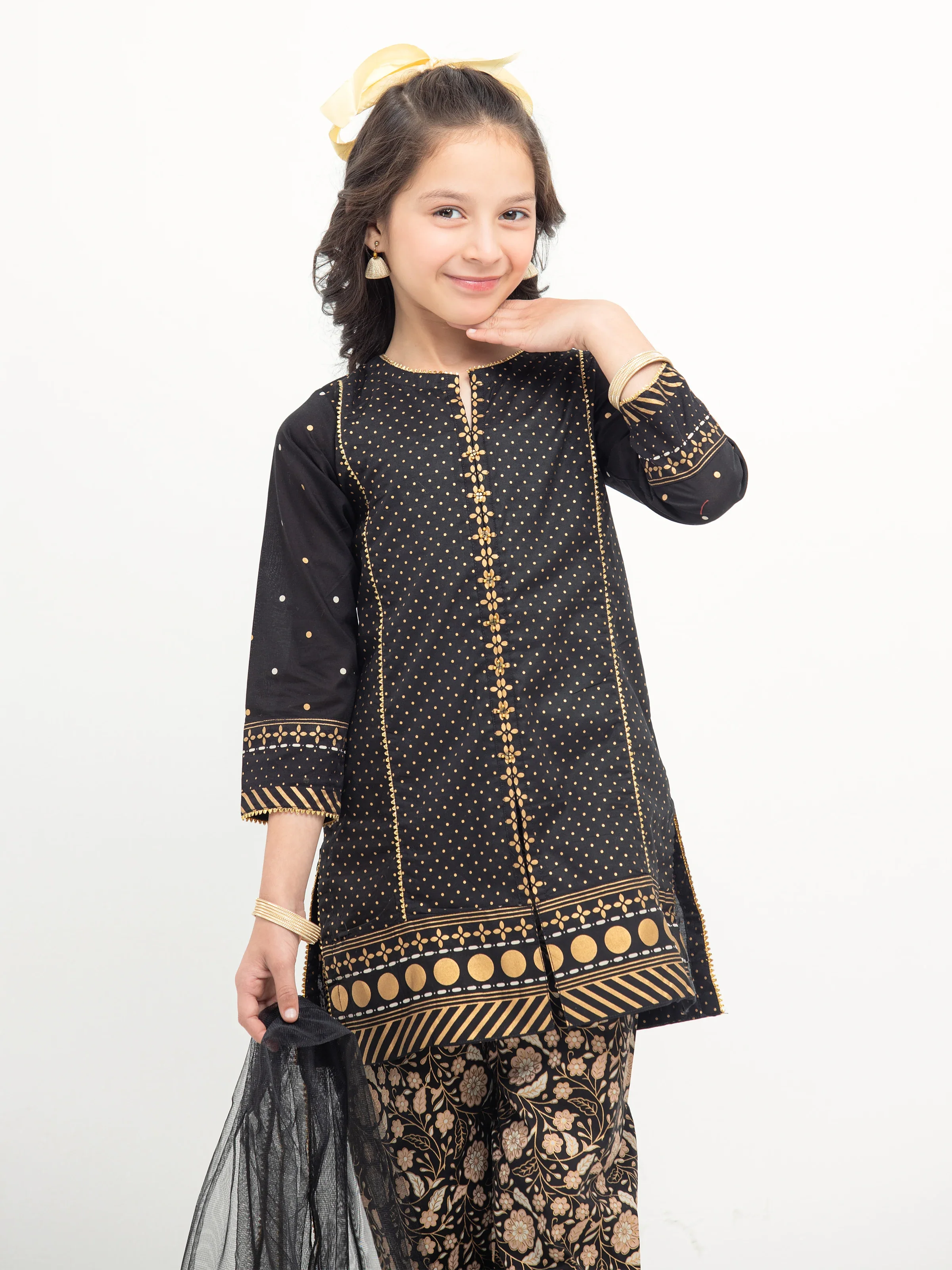 Girl's Black Pret - EGTKP5-70816-3P - Image 2