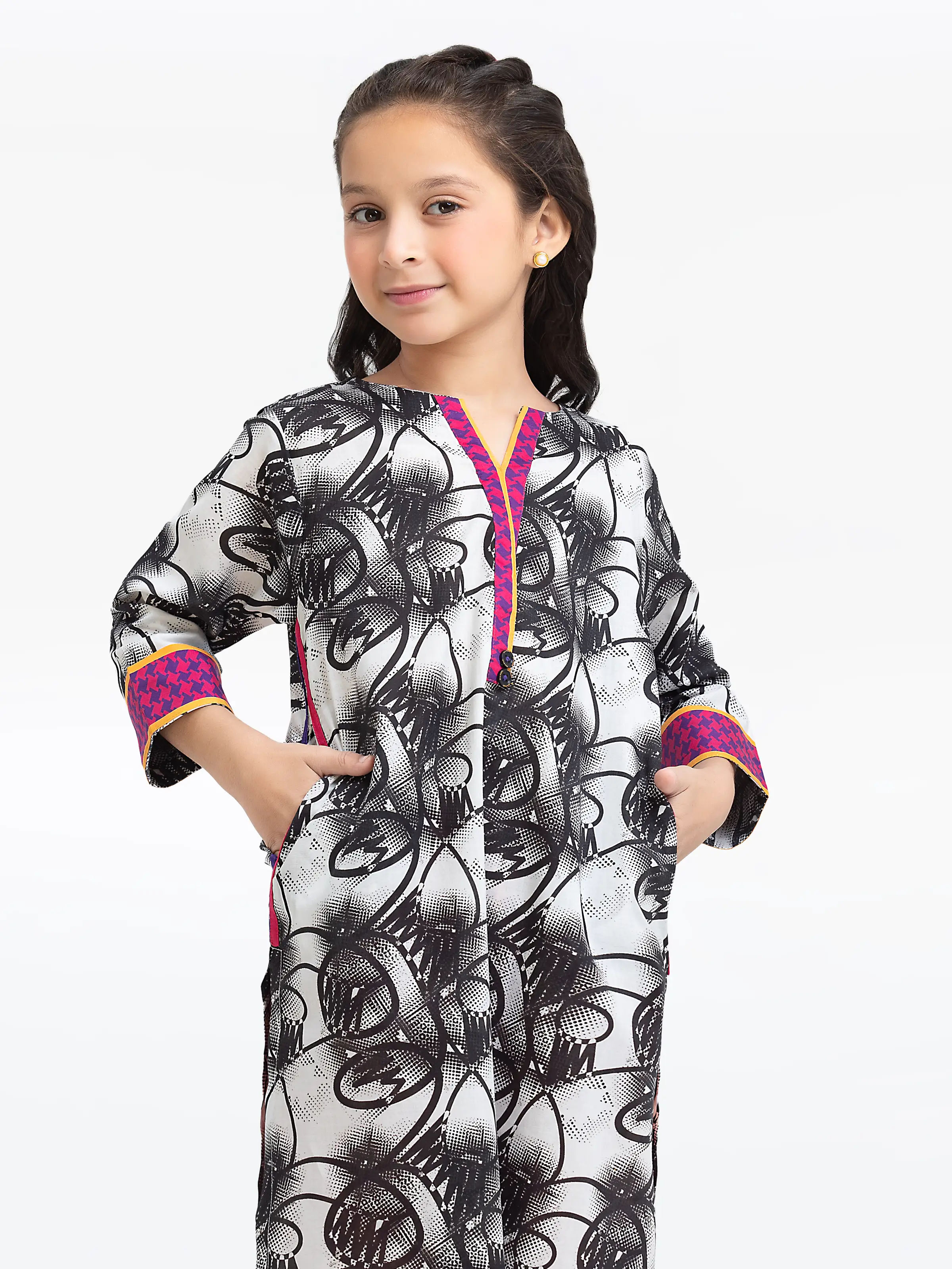 Girl's Black & White Pret - EGTKP24-70425ST - Image 2