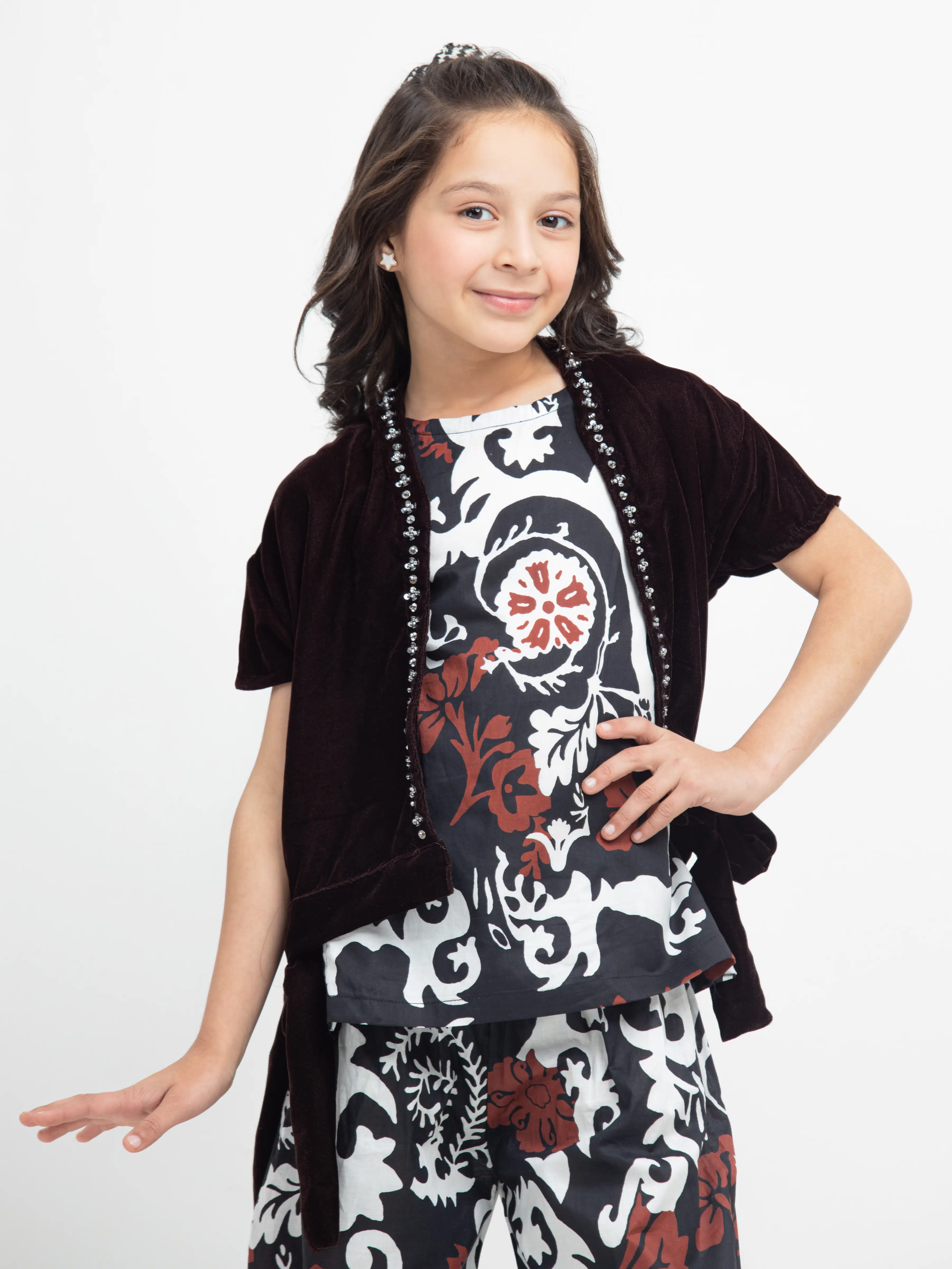 Girl's Black & White Co-ord Set - EGTKP5-70812ST - Image 2