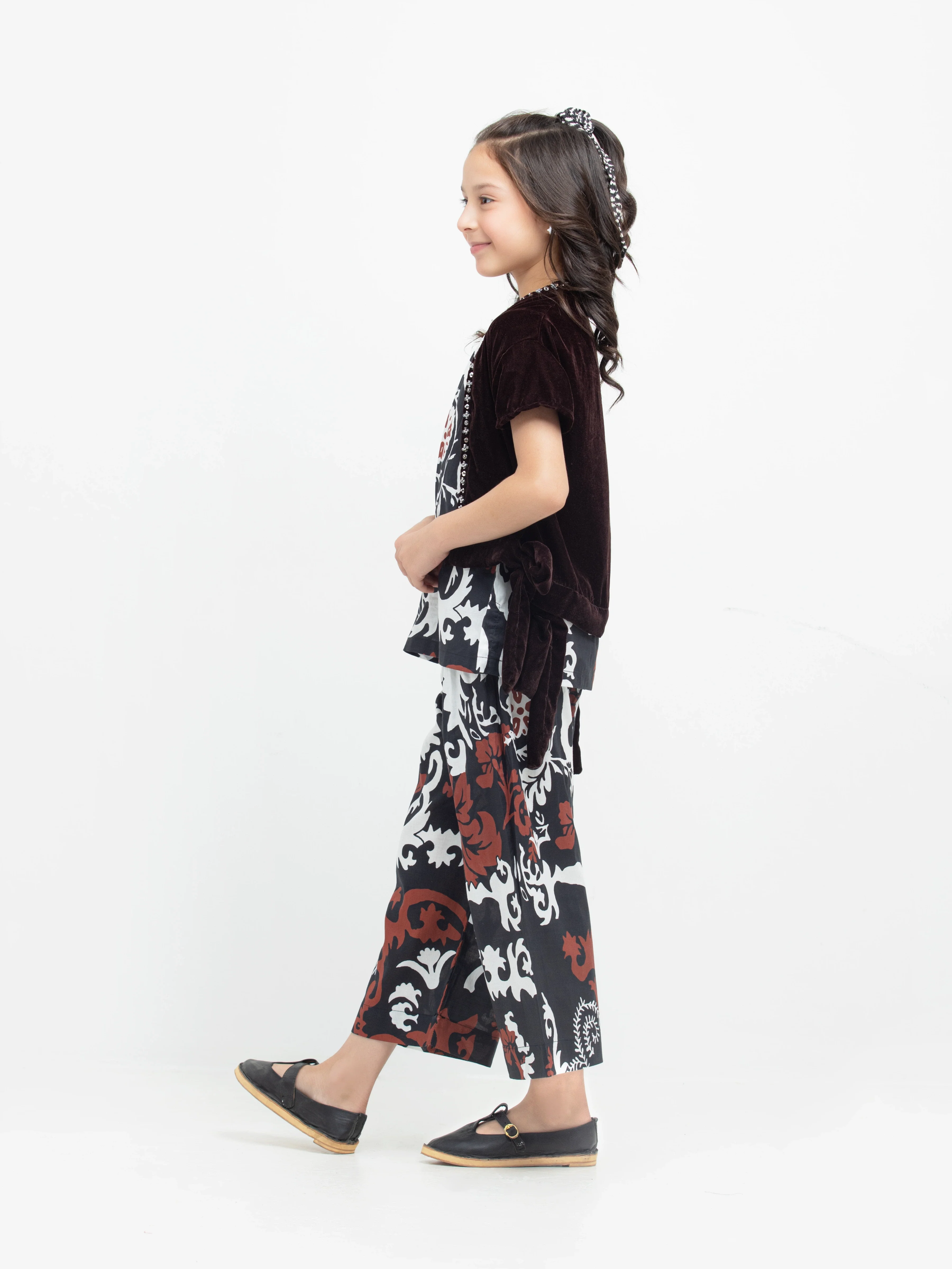Girl's Black & White Co-ord Set - EGTKP5-70812ST - Image 4