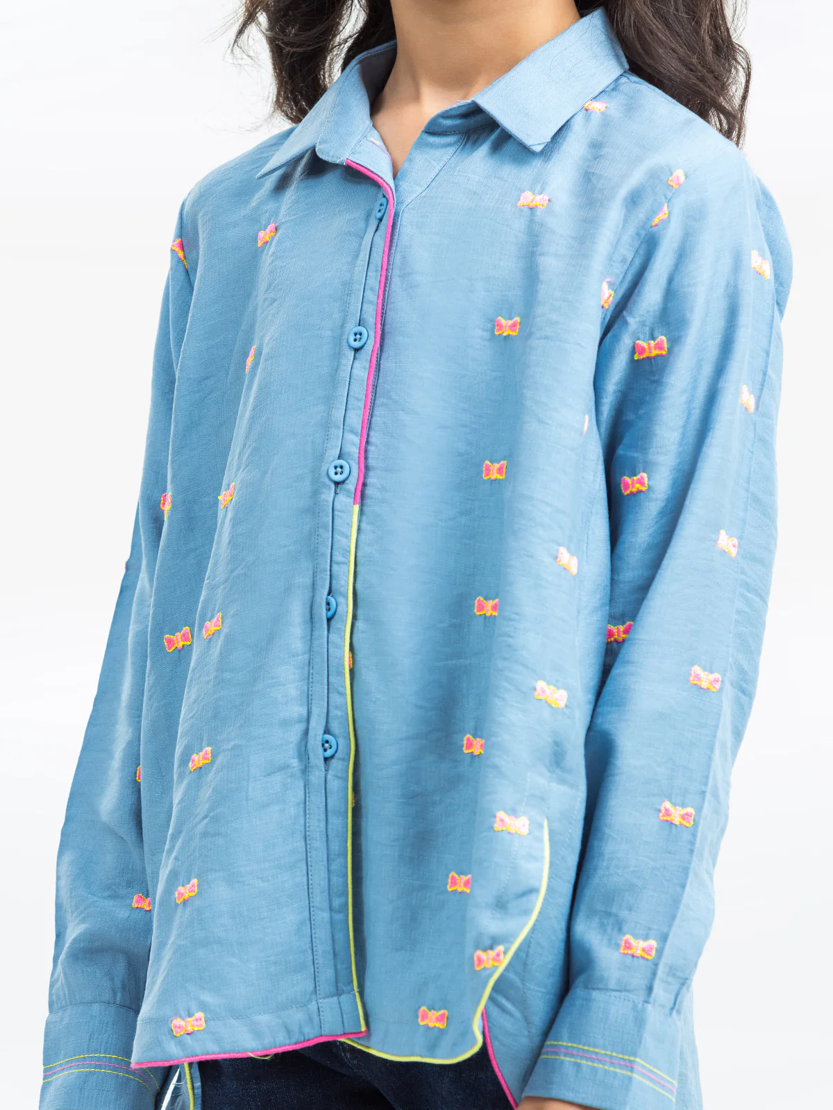 Girl's Blue Fusion Top - EGTFT23-100023 - Image 3