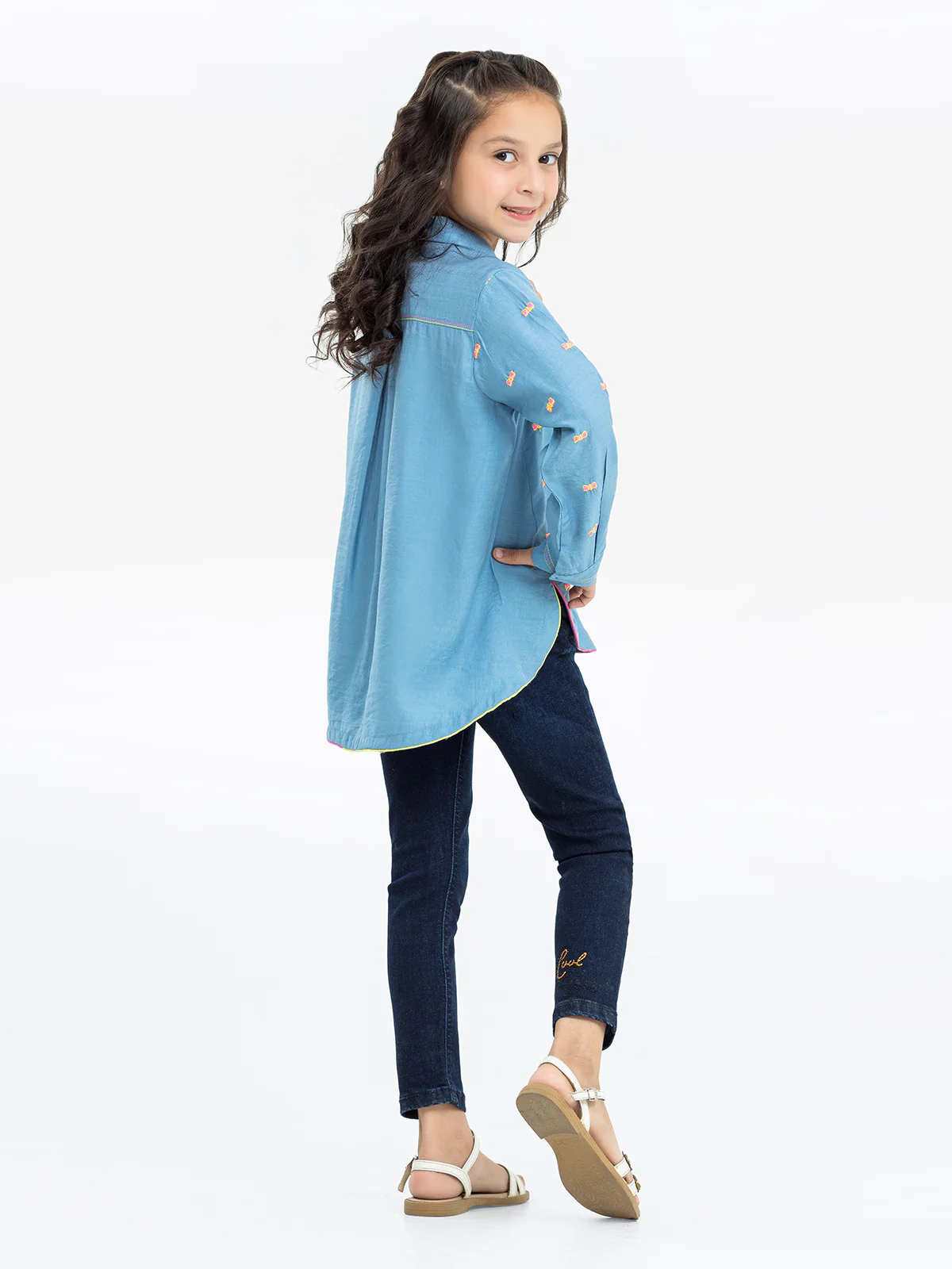 Girl's Blue Fusion Top - EGTFT23-100023 - Image 5