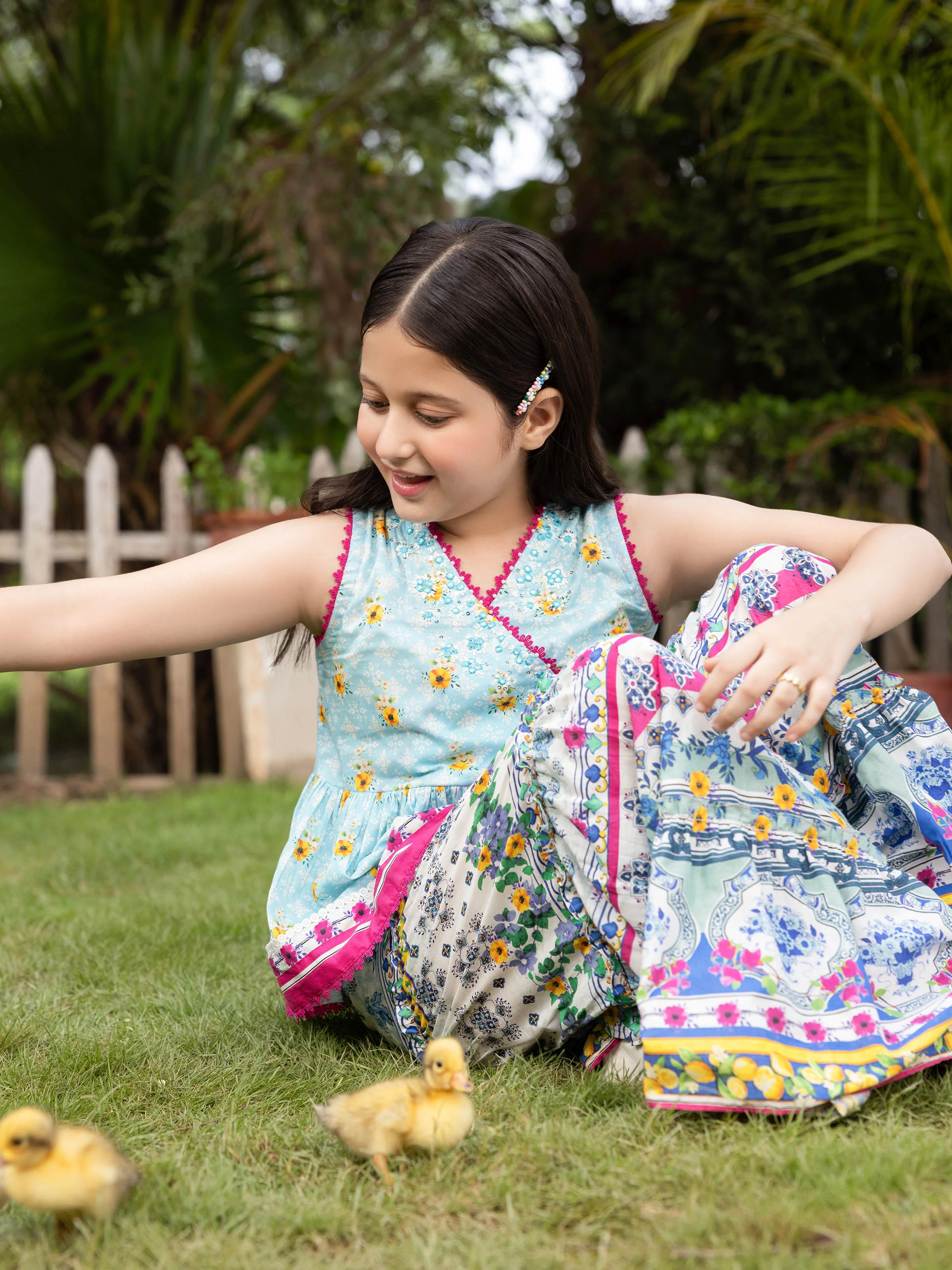 Girl's Blue Multi Pret - EGTKE5-70981ST - Image 6