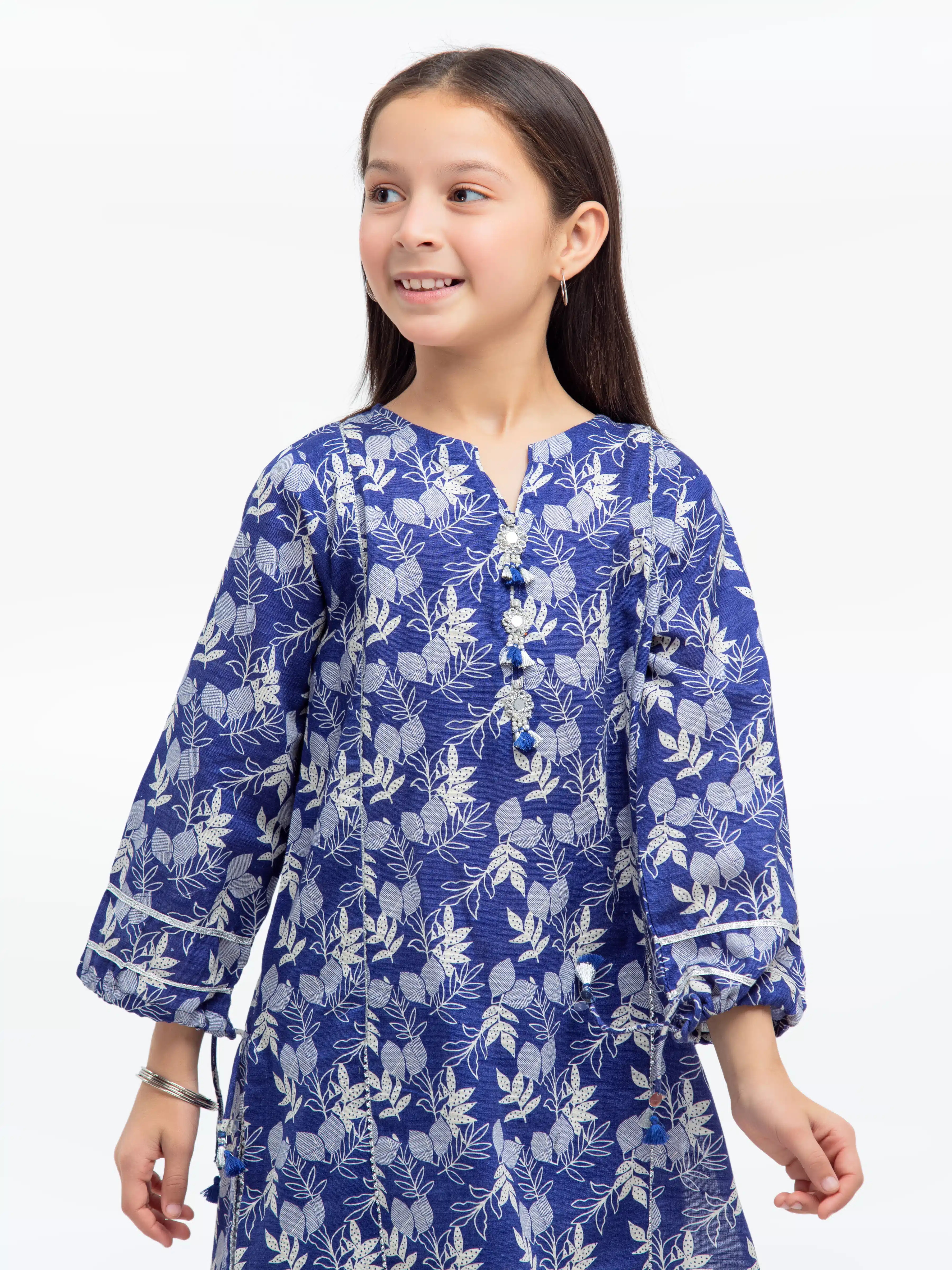 Girl's Khaddar Co-ord Set - EGTKP24-70789ST - Image 2