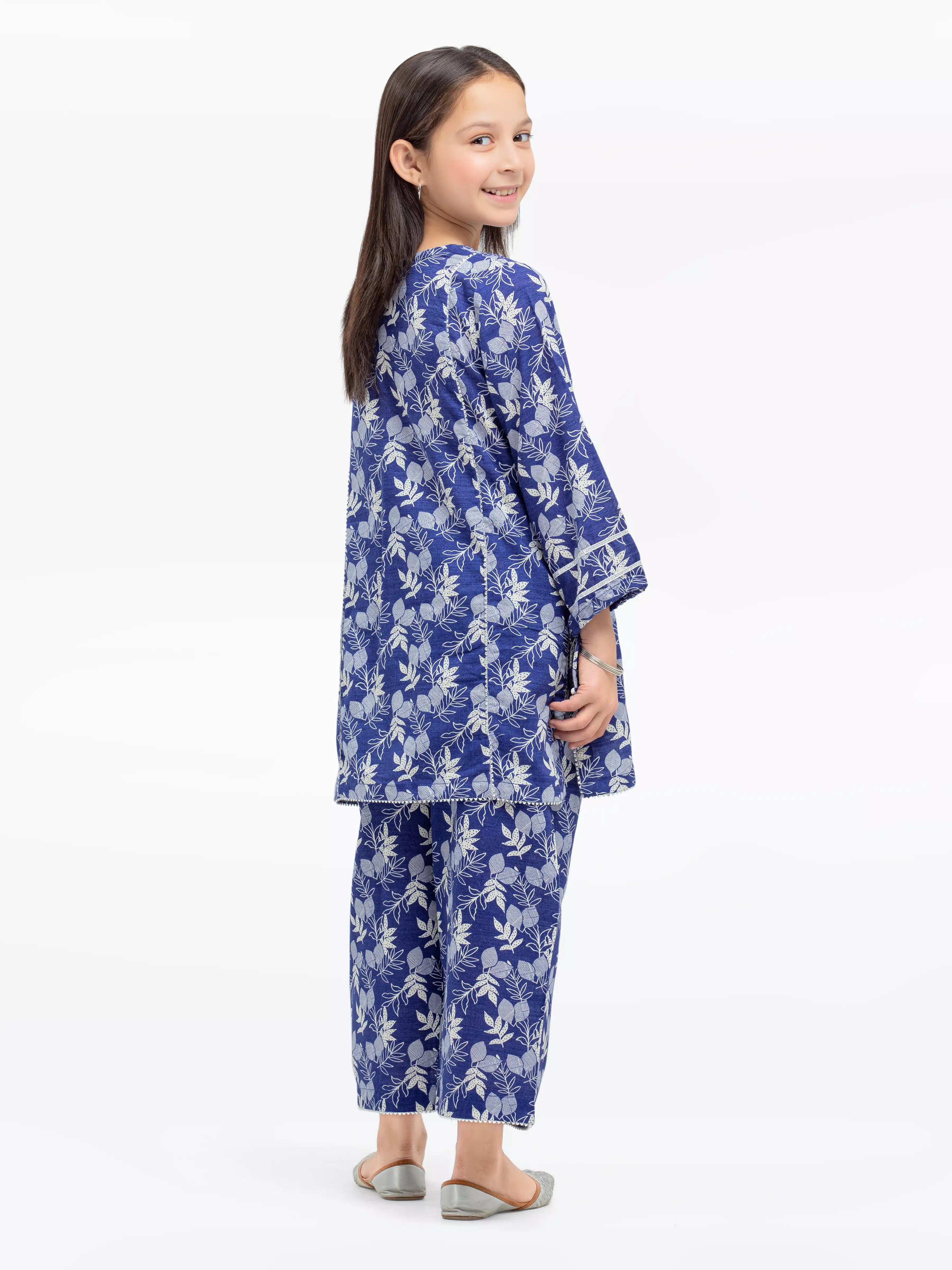 Girl's Khaddar Co-ord Set - EGTKP24-70789ST - Image 6