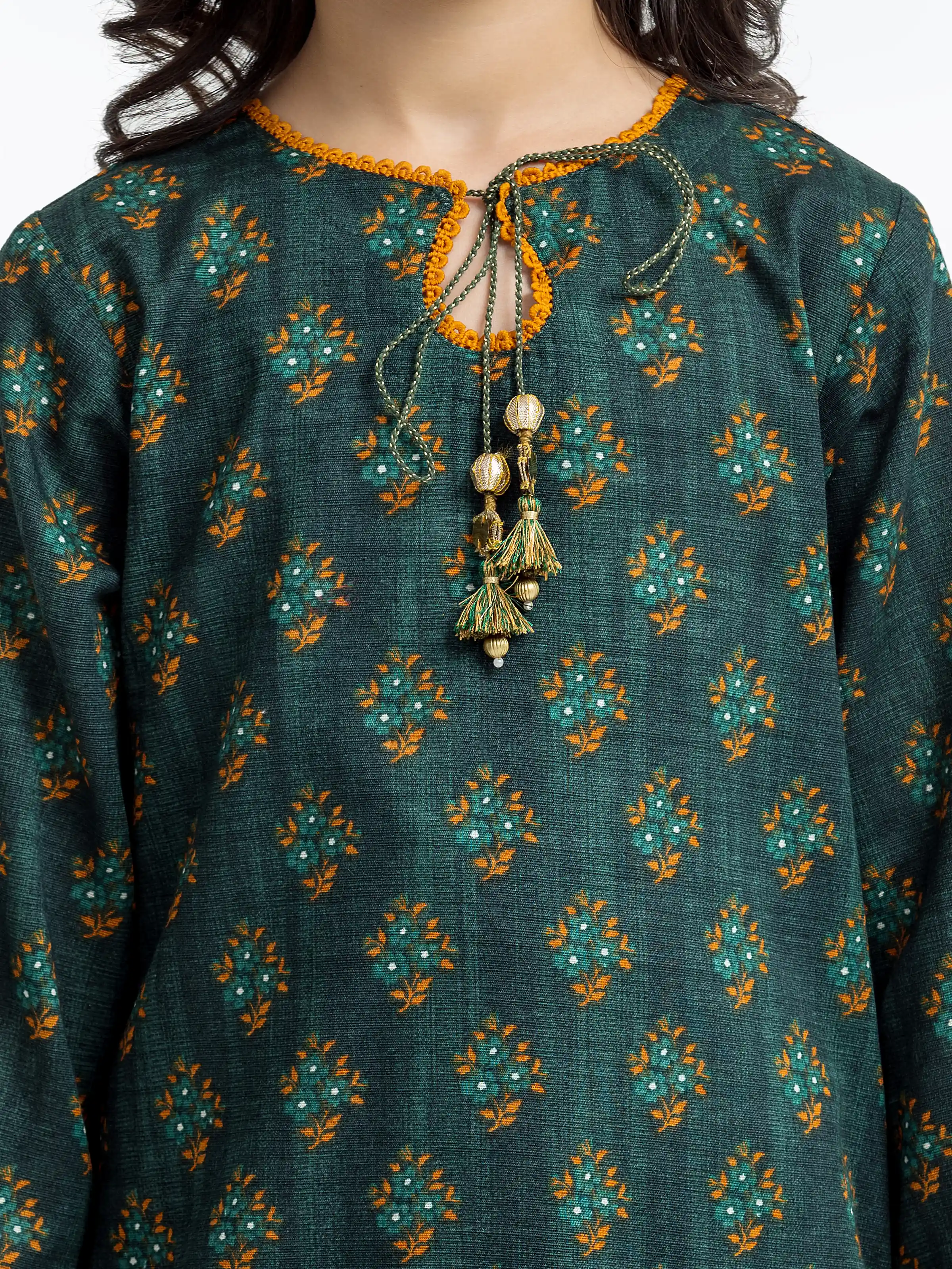 Girl's Khaddar Co-ord Set - EGTKP24-70791ST - Image 3
