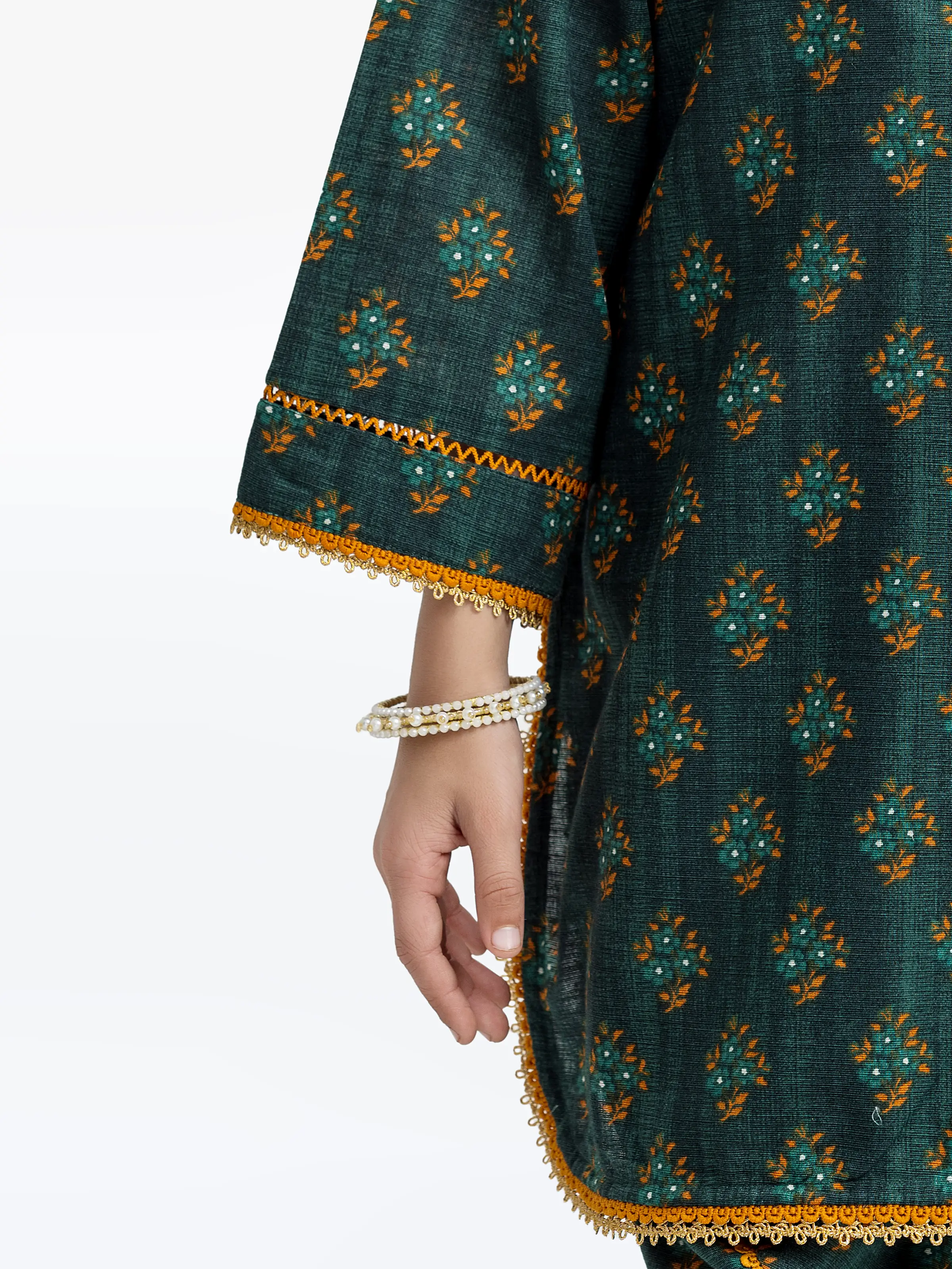 Girl's Khaddar Co-ord Set - EGTKP24-70791ST - Image 4