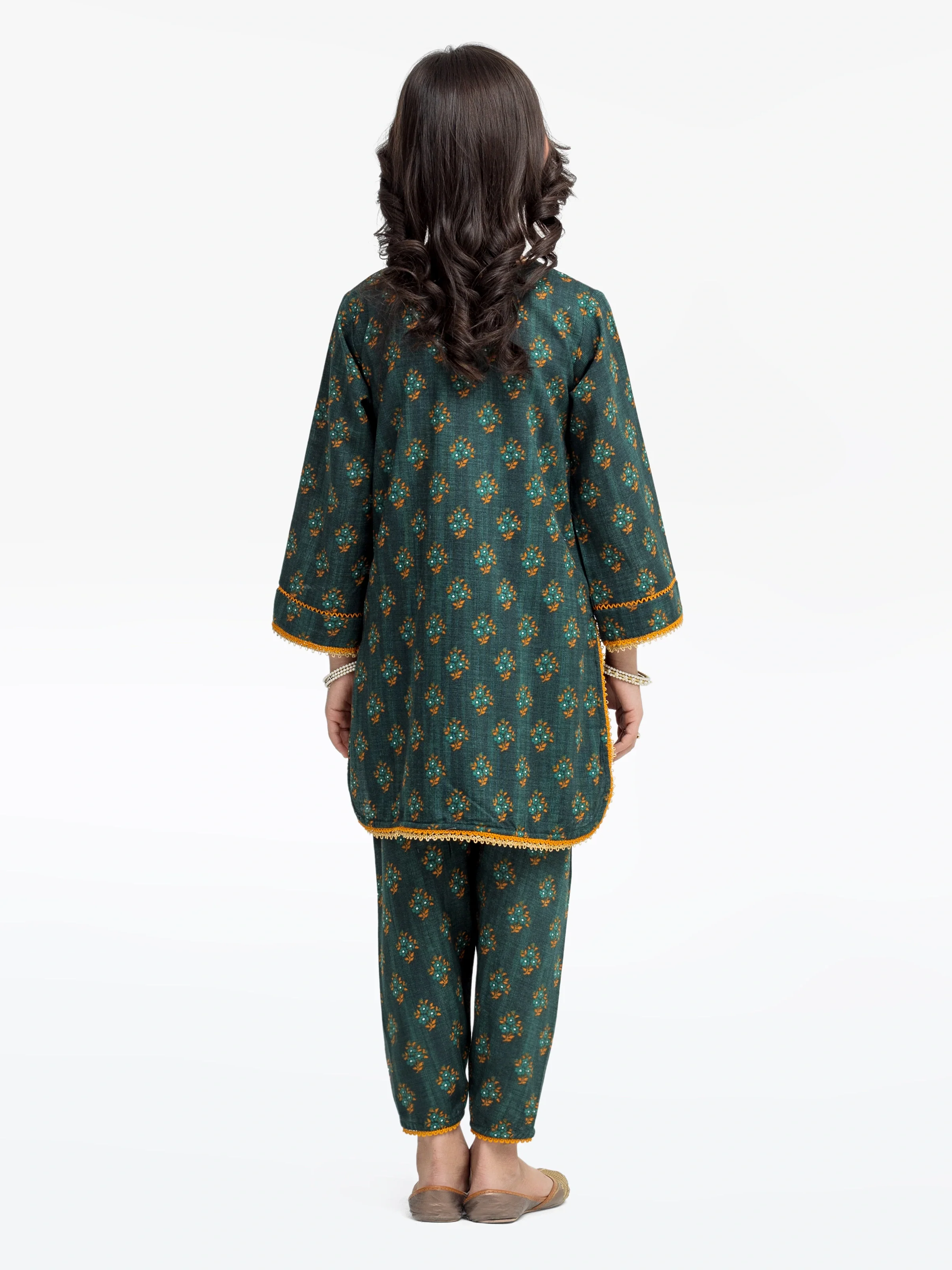 Girl's Khaddar Co-ord Set - EGTKP24-70791ST - Image 6